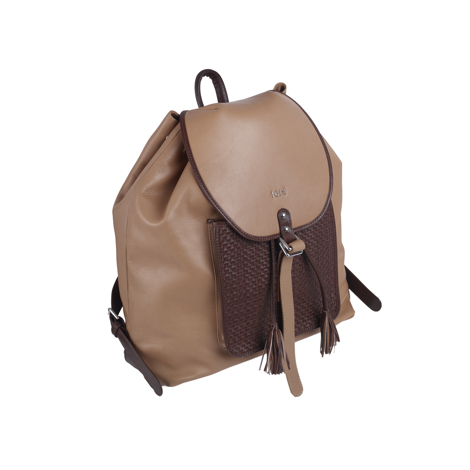 NAYARA WOMEN'S FLAP FRONT BACKPACK - NUDE