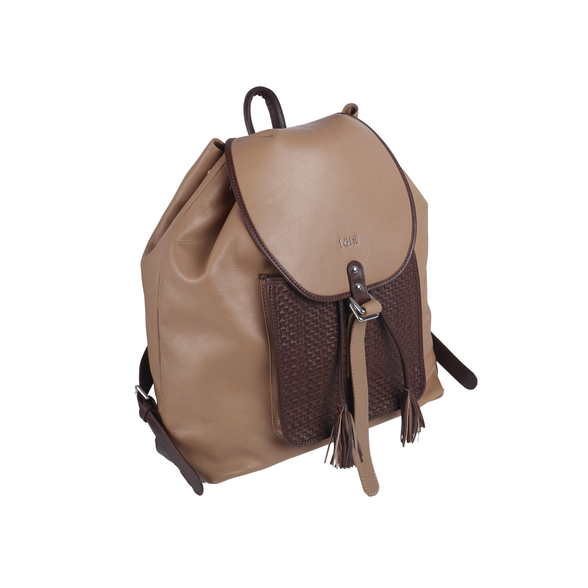 NAYARA WOMEN'S FLAP FRONT BACKPACK - NUDE