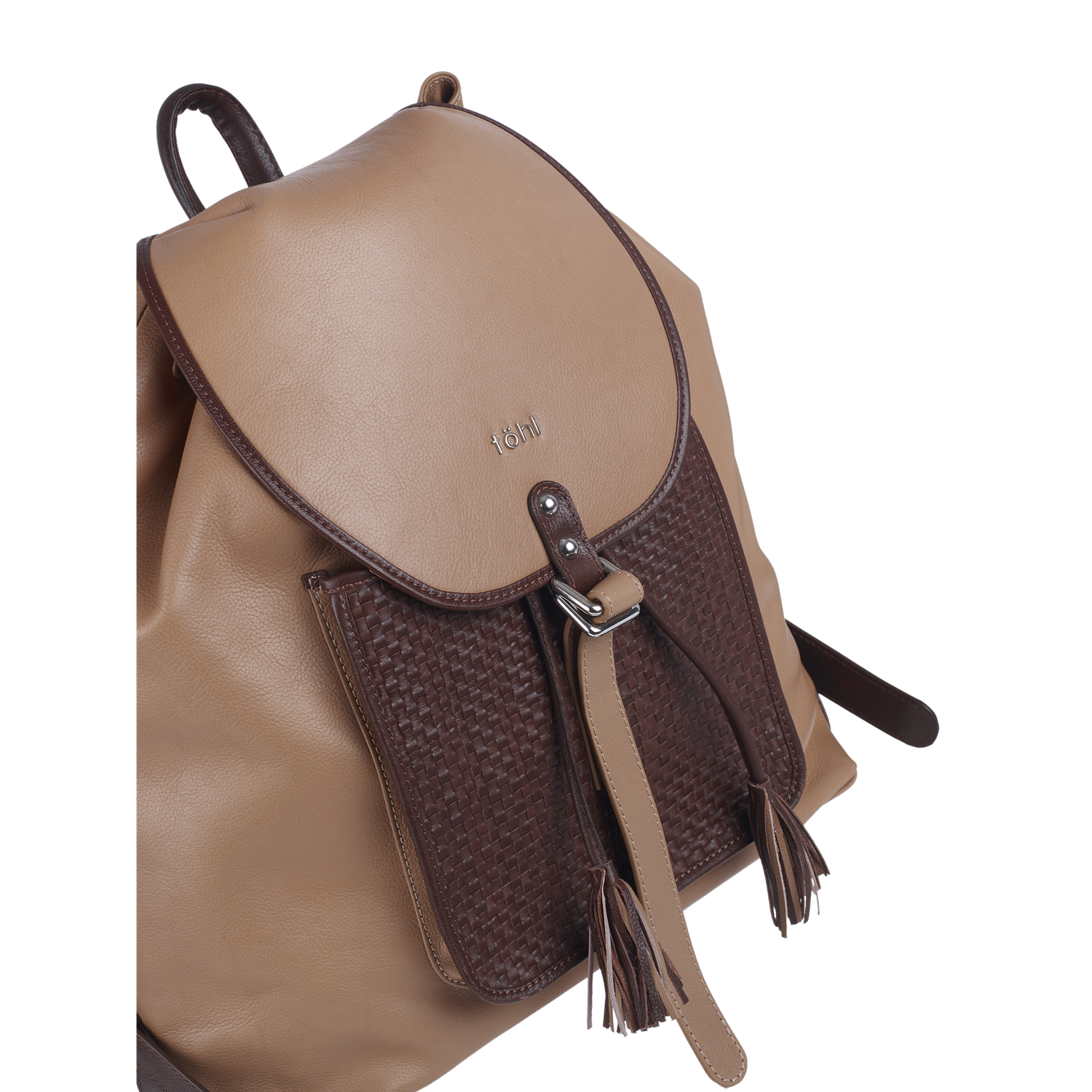 NAYARA WOMEN'S FLAP FRONT BACKPACK - NUDE