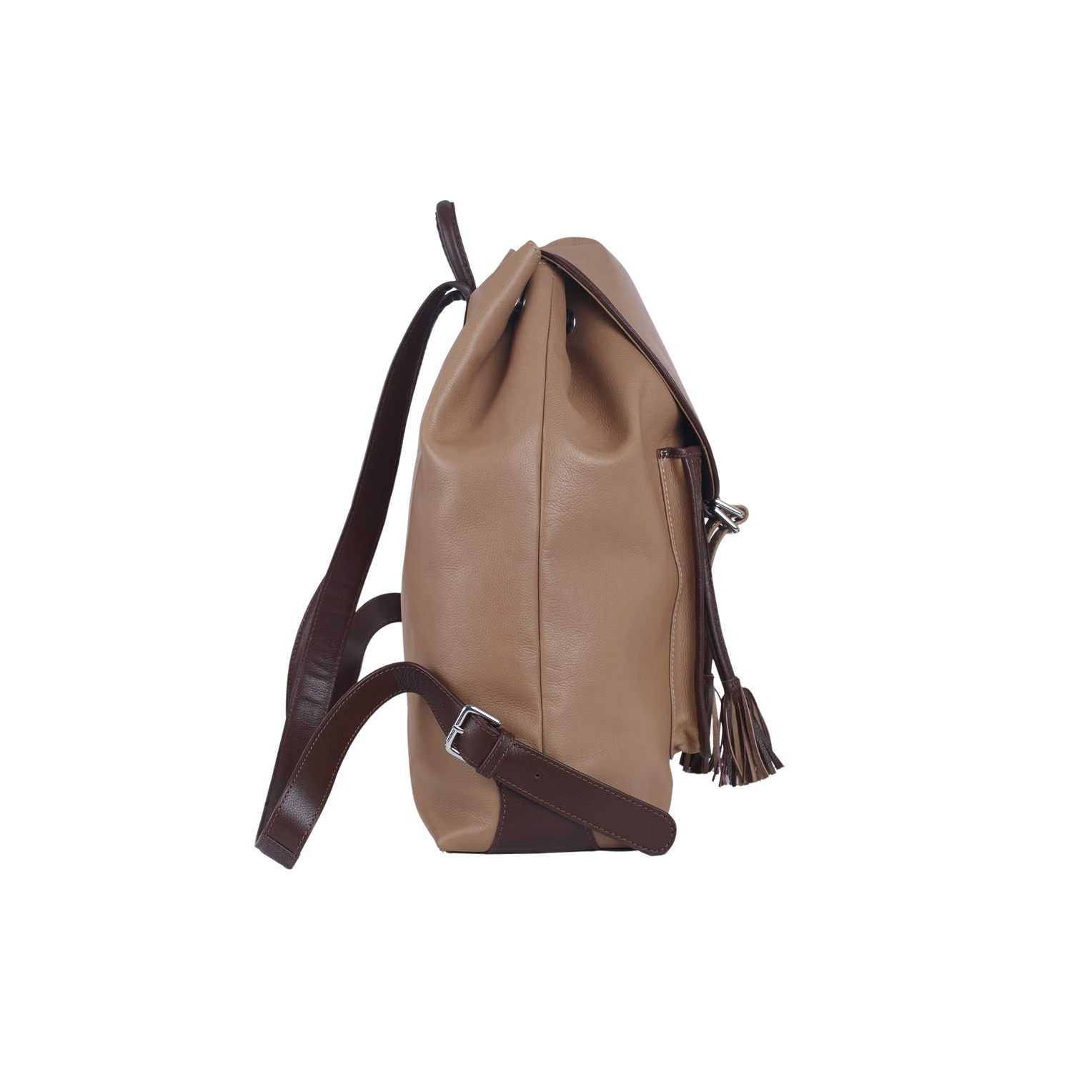 NAYARA WOMEN'S FLAP FRONT BACKPACK - NUDE