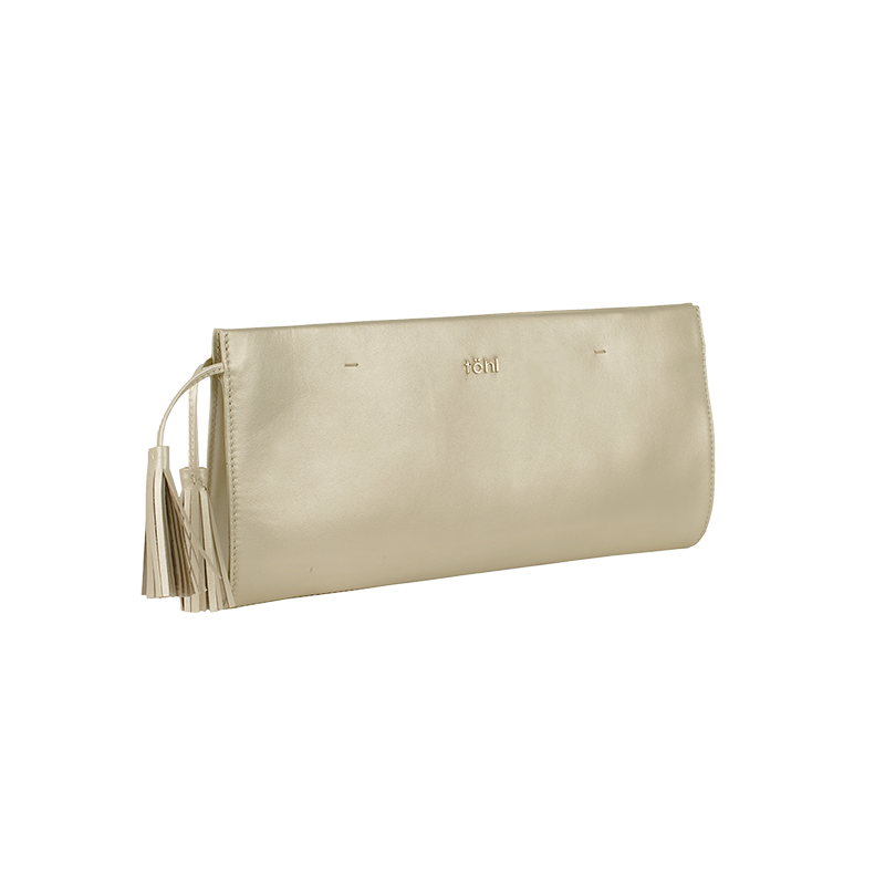 DEMI WOMEN'S CLUTCH - CHAMPAGNE PEARL