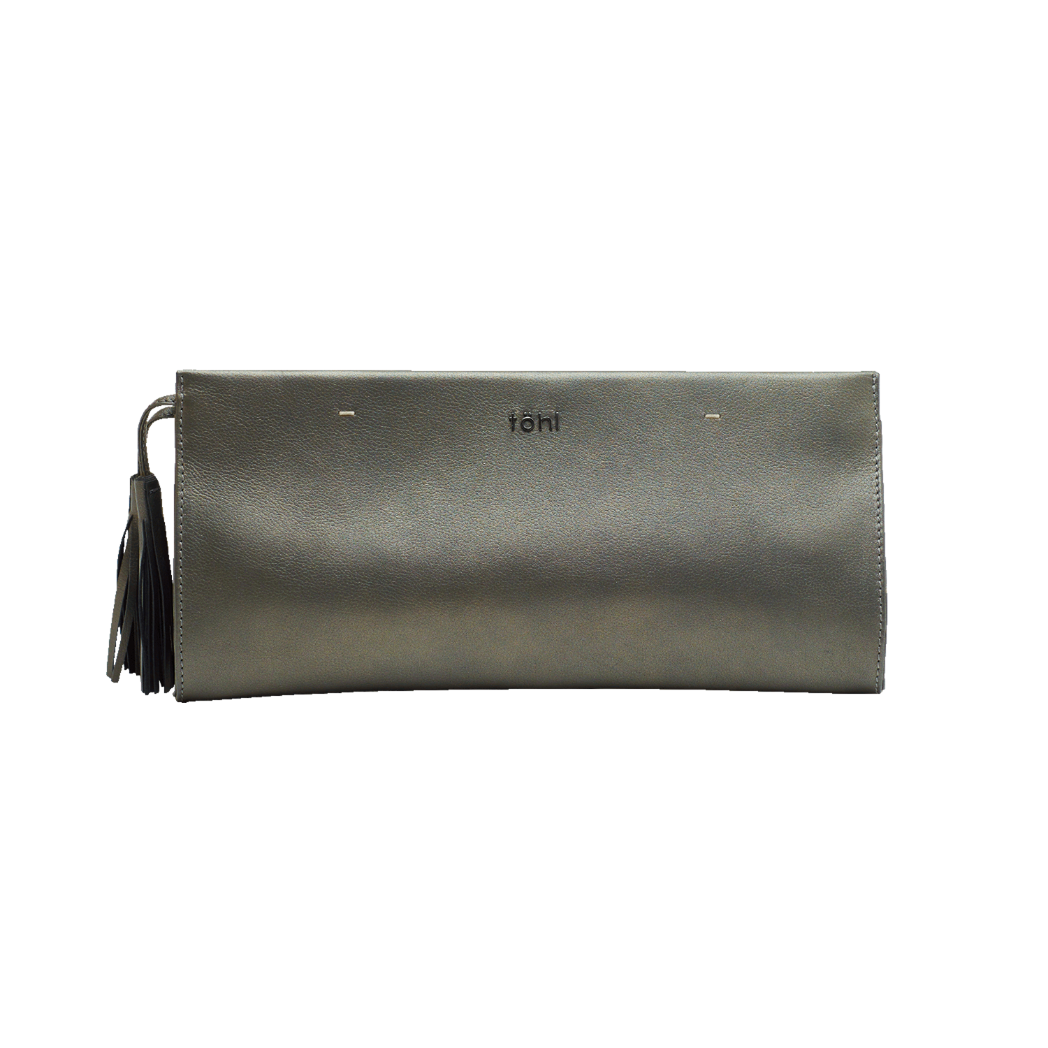 DEMI WOMEN'S CLUTCH - METALLIC SMOKE