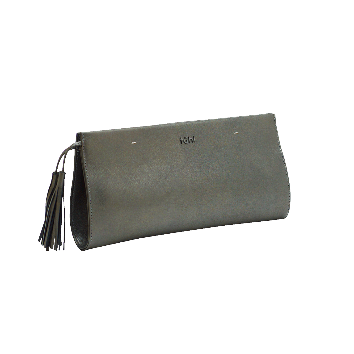 DEMI WOMEN'S CLUTCH - METALLIC SMOKE