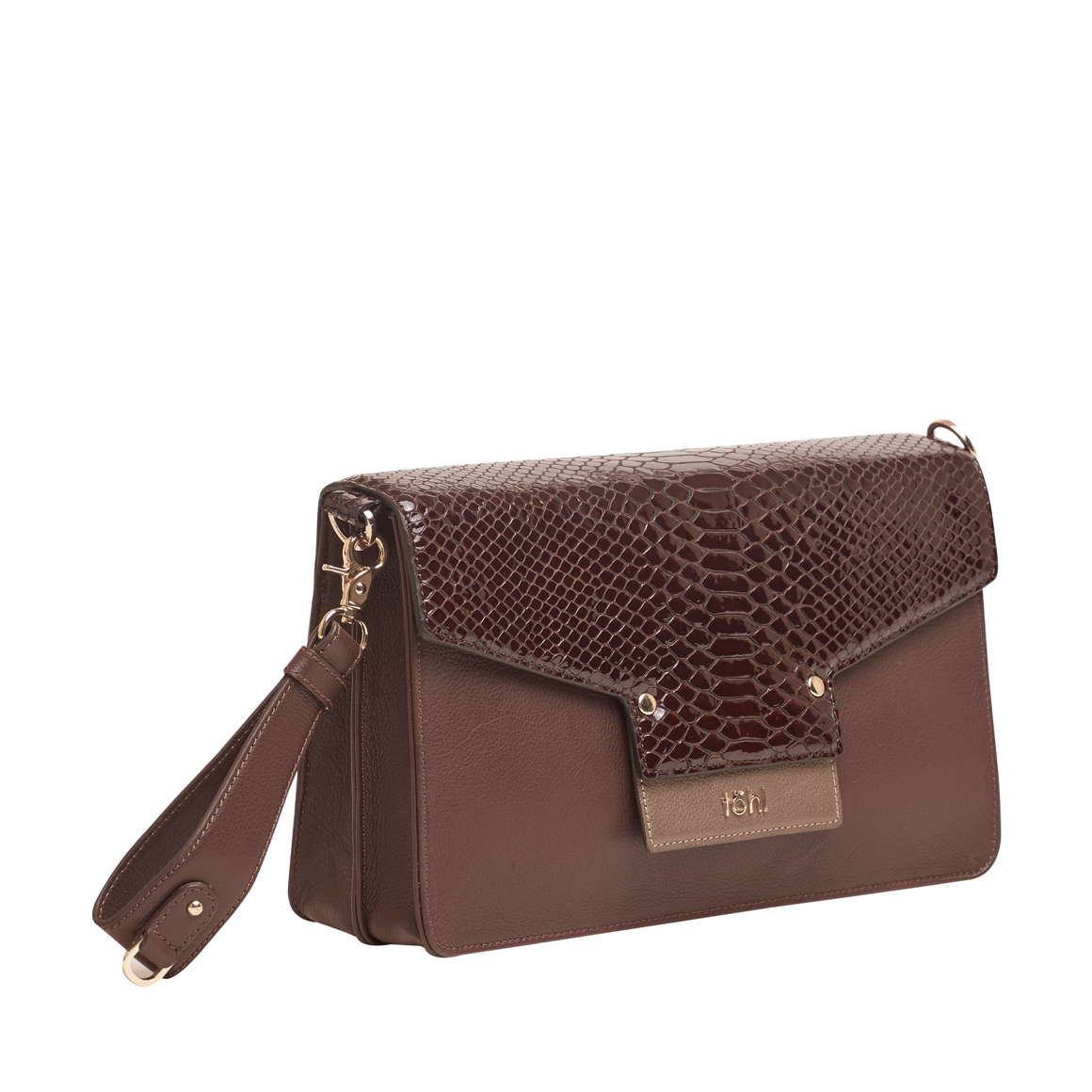 CALETA WOMEN'S CLUTCH - CHOCO