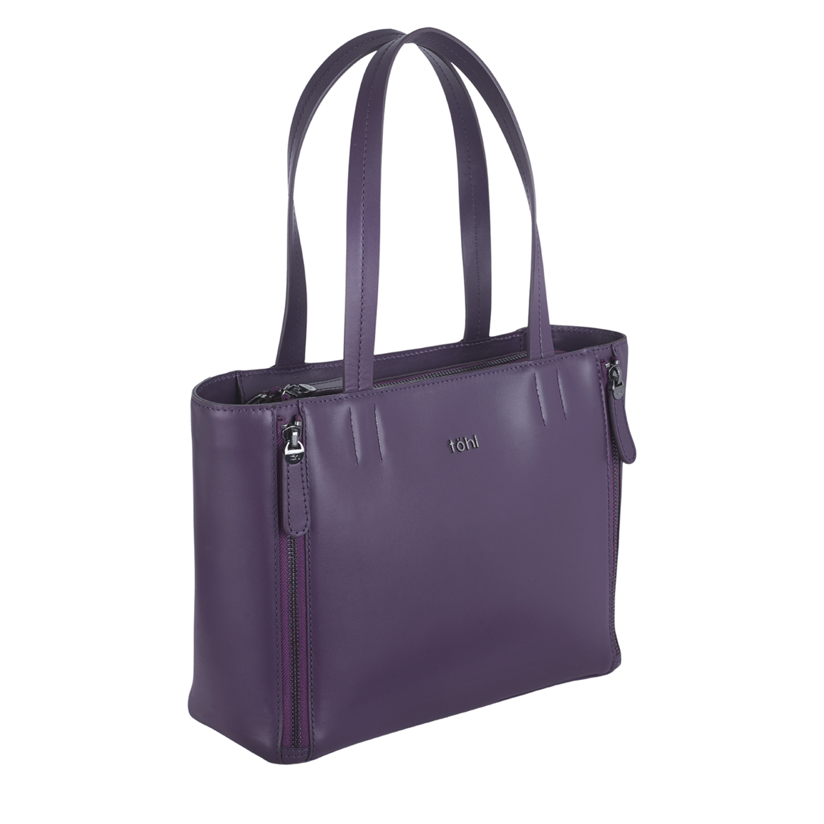 VARICK WOMEN'S TOTE BAG - AUBERGINE