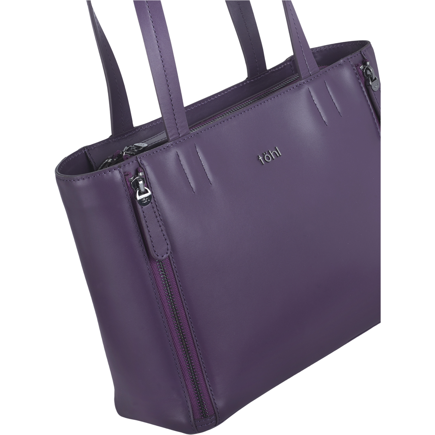 VARICK WOMEN'S TOTE BAG - AUBERGINE