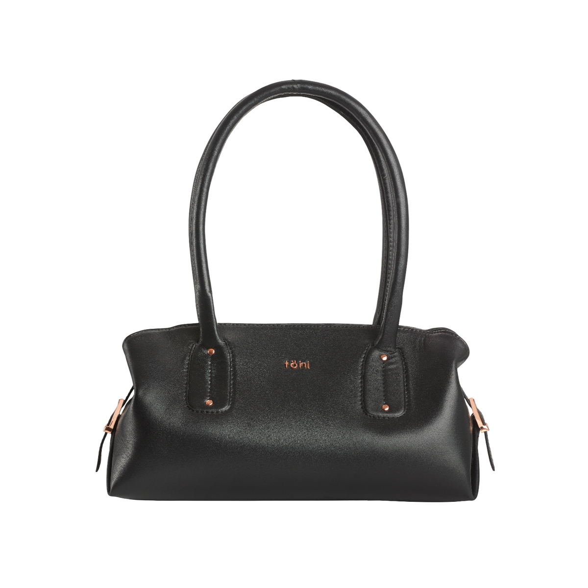 OLIVIA WOMEN'S BAGUETTE BAG - CHARCOAL BLACK