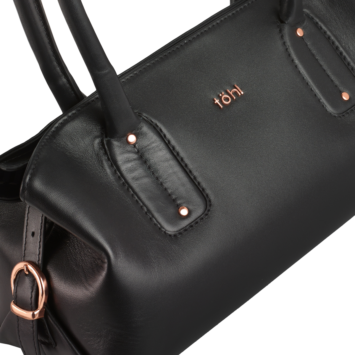 OLIVIA WOMEN'S BAGUETTE BAG - CHARCOAL BLACK