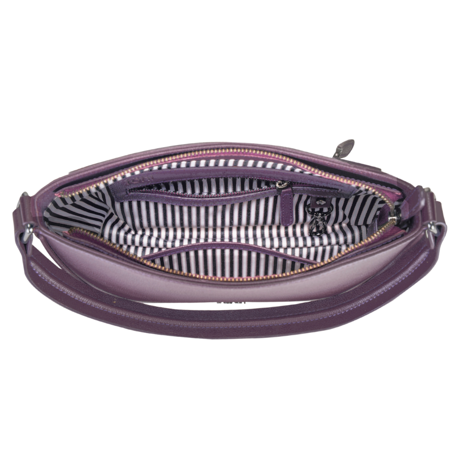 நிக்கோல் பெண்கள் தோள்பட்டை பாகுட் - கத்தரிக்காய்