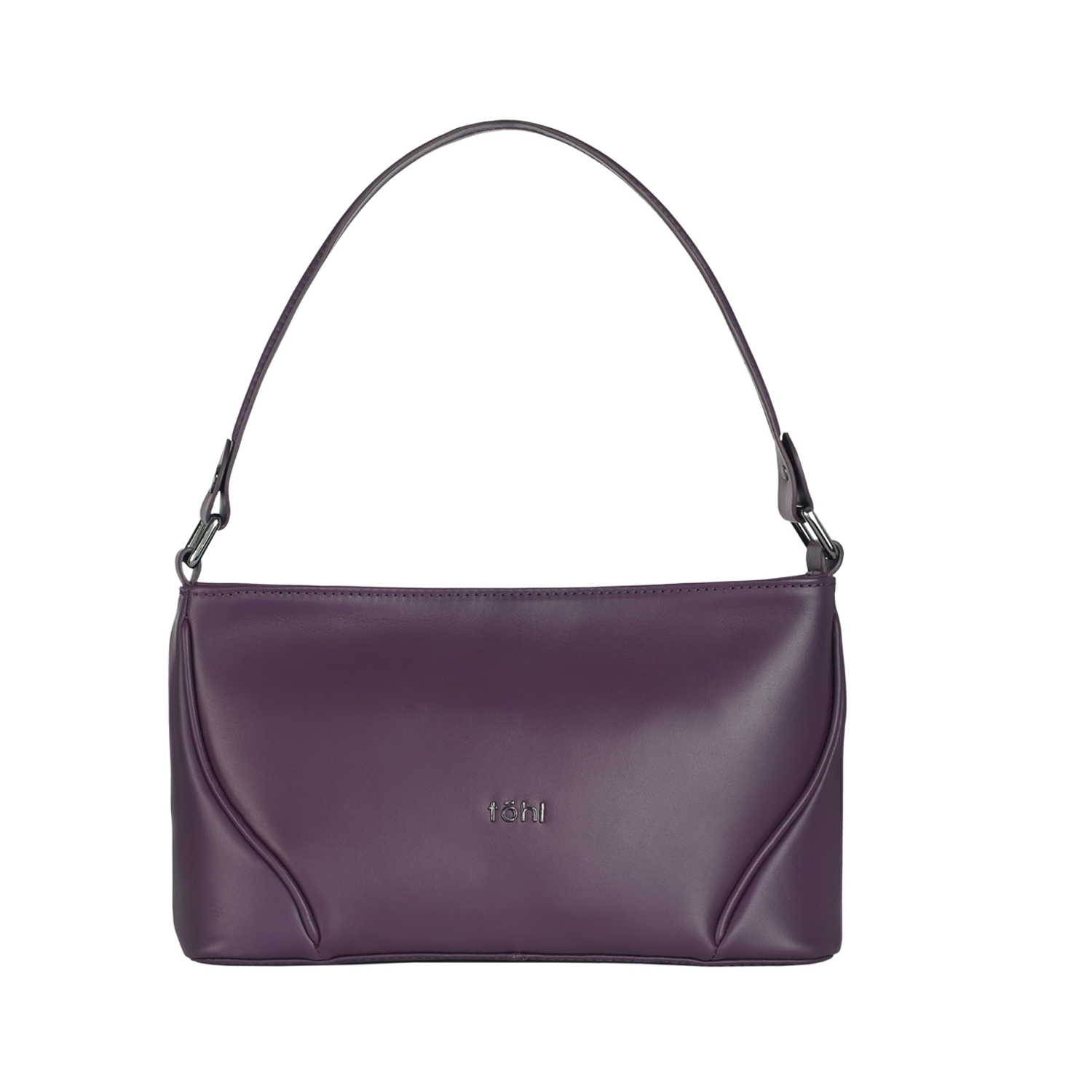 NICOLE WOMEN'S SHOULDER BAGUETTE - AUBERGINE