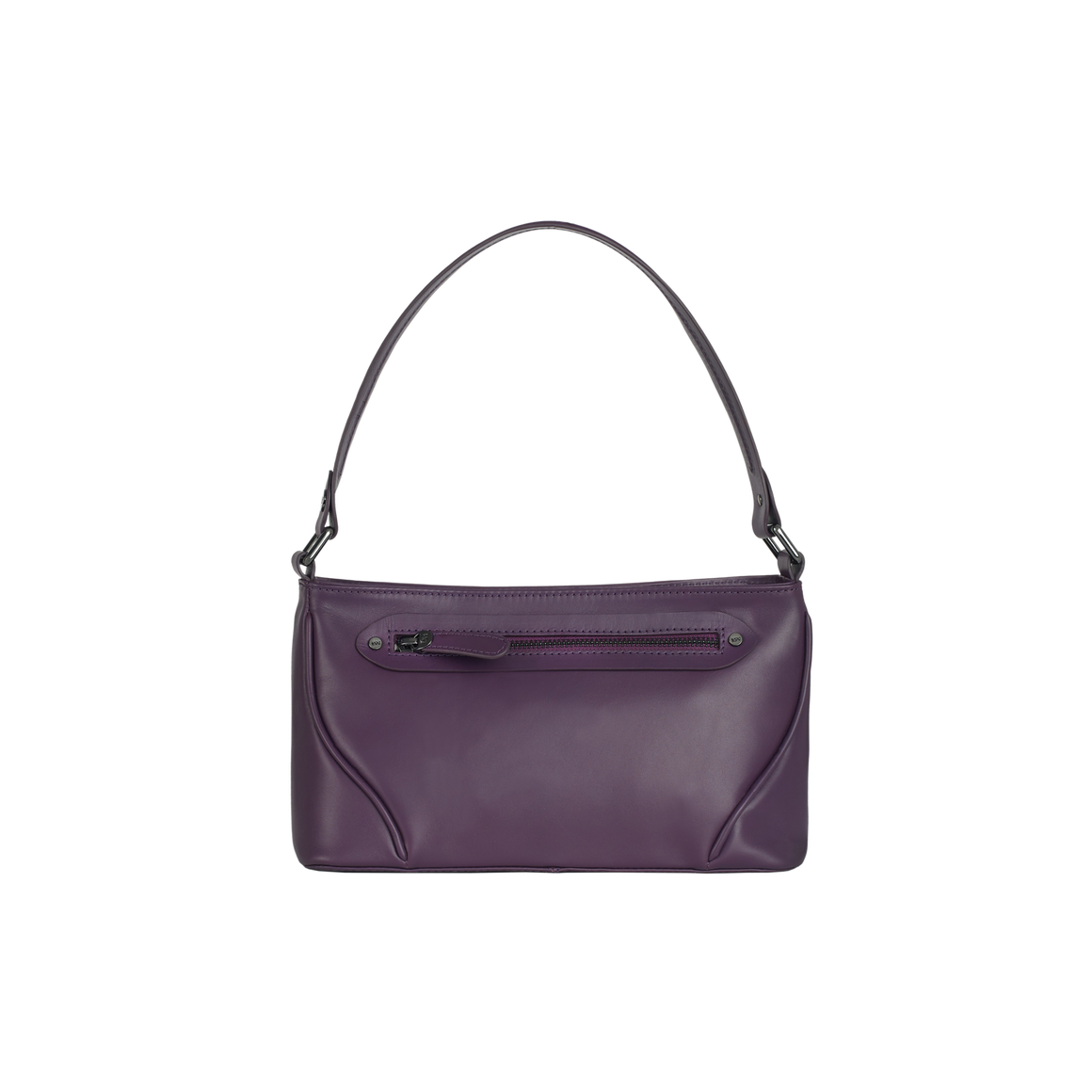 NICOLE WOMEN'S SHOULDER BAGUETTE - AUBERGINE