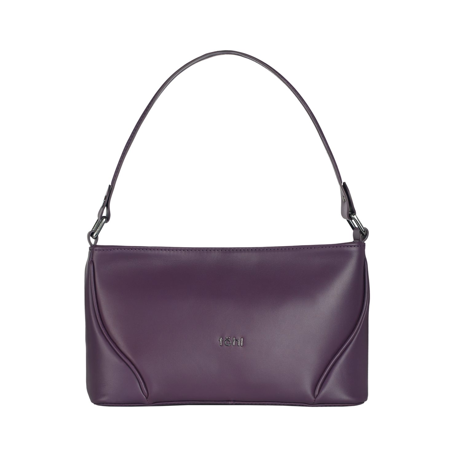 NICOLE WOMEN'S SHOULDER BAGUETTE - AUBERGINE