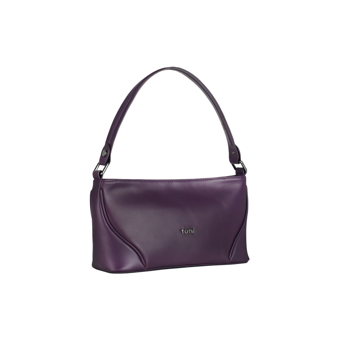 NICOLE WOMEN'S SHOULDER BAGUETTE - AUBERGINE