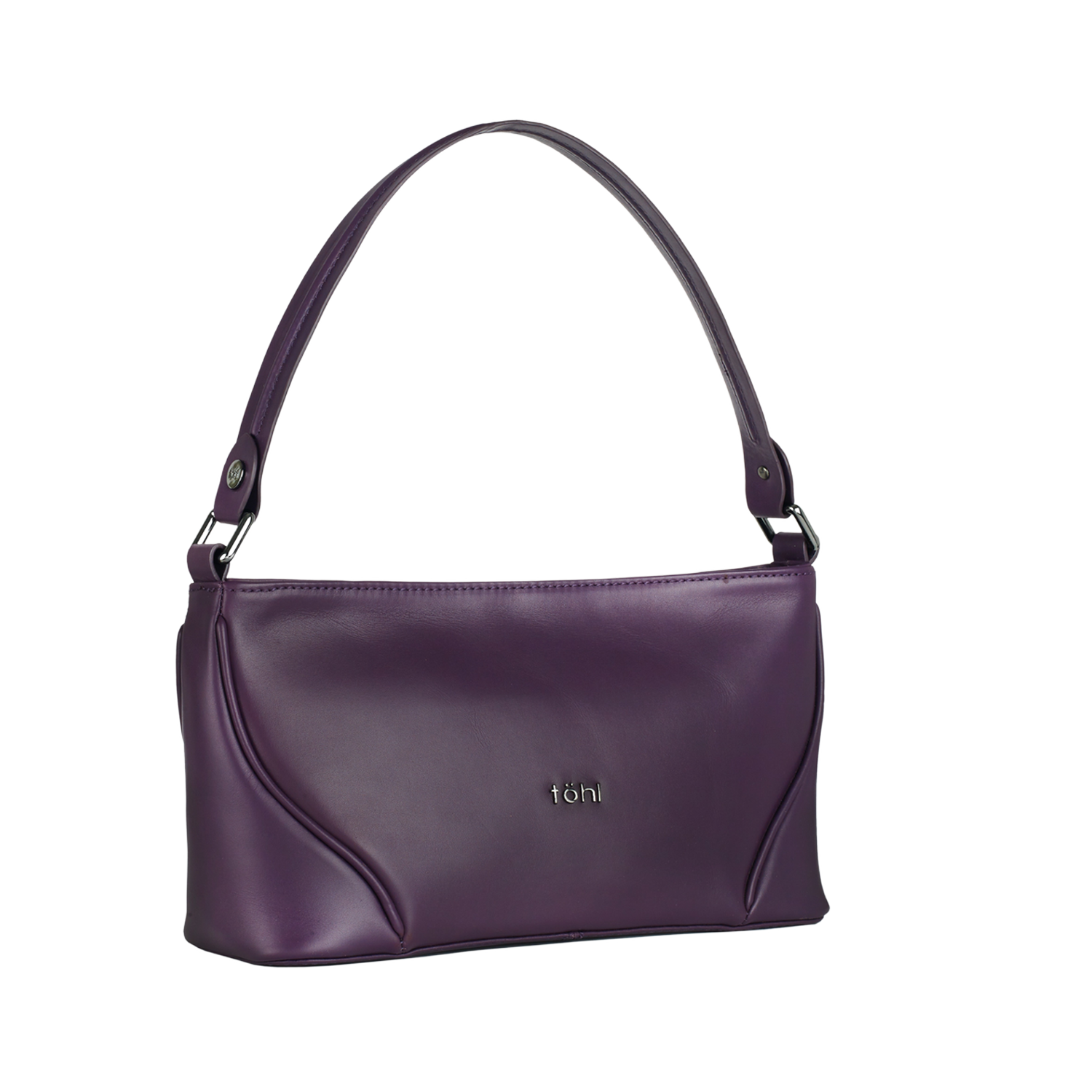 NICOLE WOMEN'S SHOULDER BAGUETTE - AUBERGINE