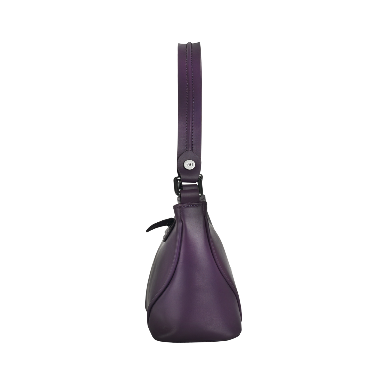 NICOLE WOMEN'S SHOULDER BAGUETTE - AUBERGINE