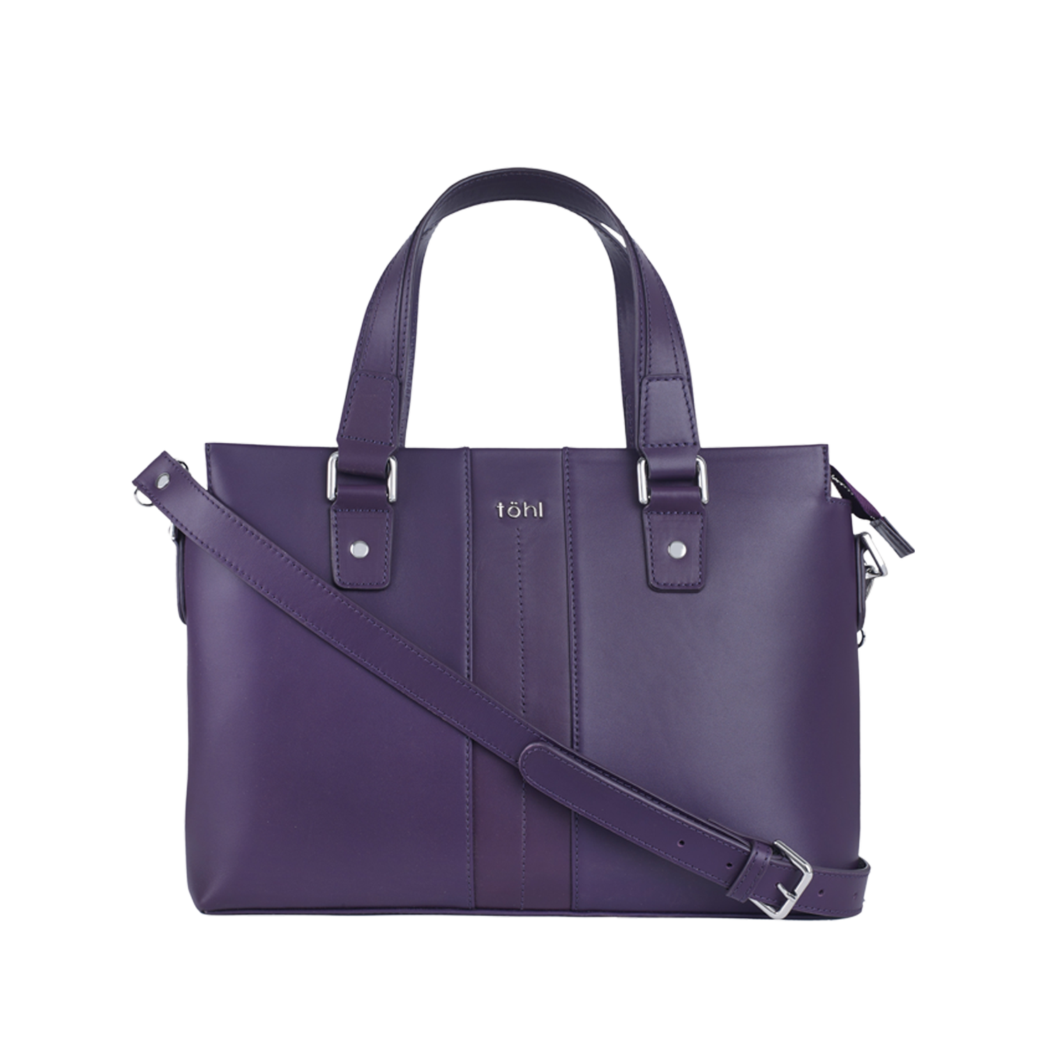 WORTH WOMEN'S VALISE - AUBERGINE