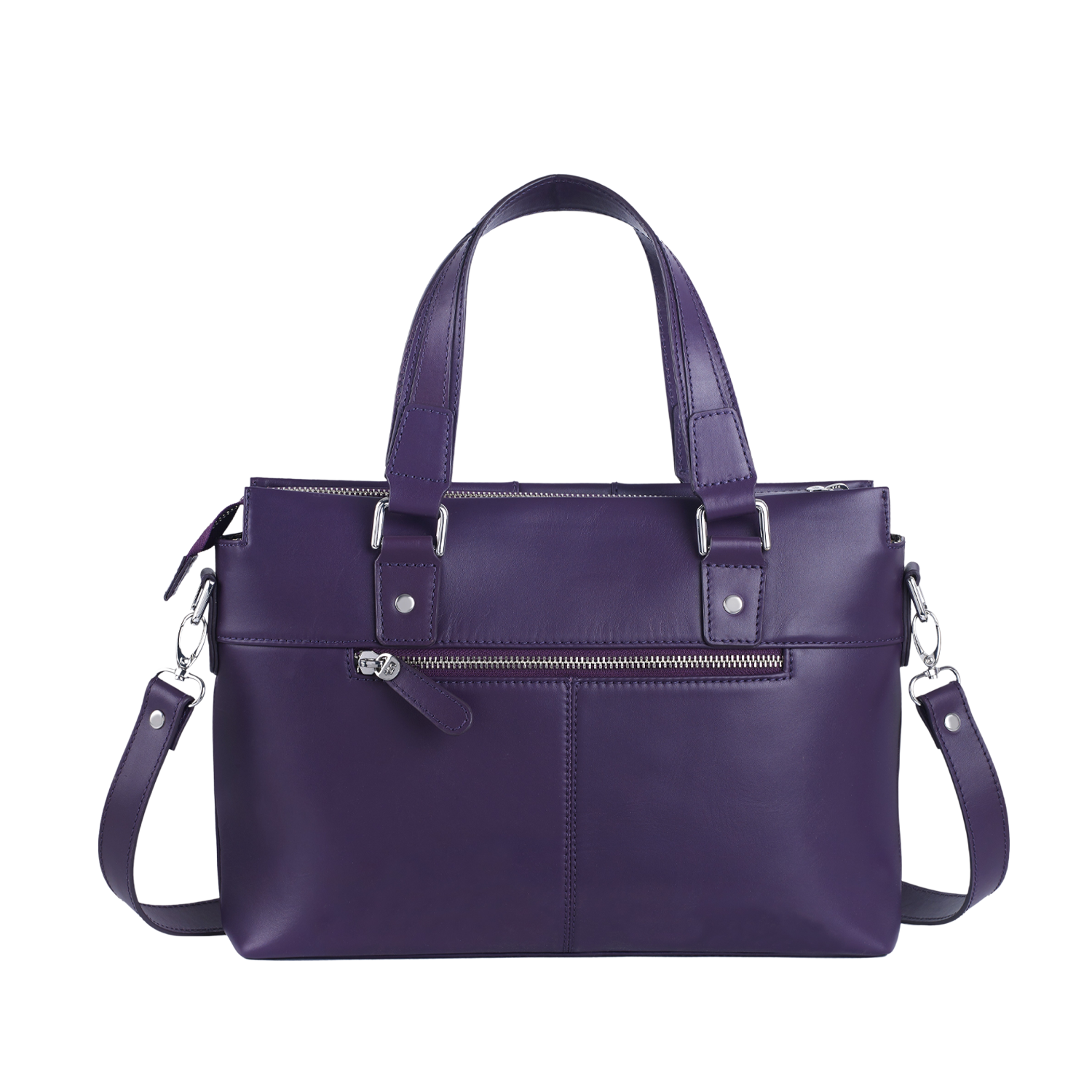 WORTH WOMEN'S VALISE - AUBERGINE