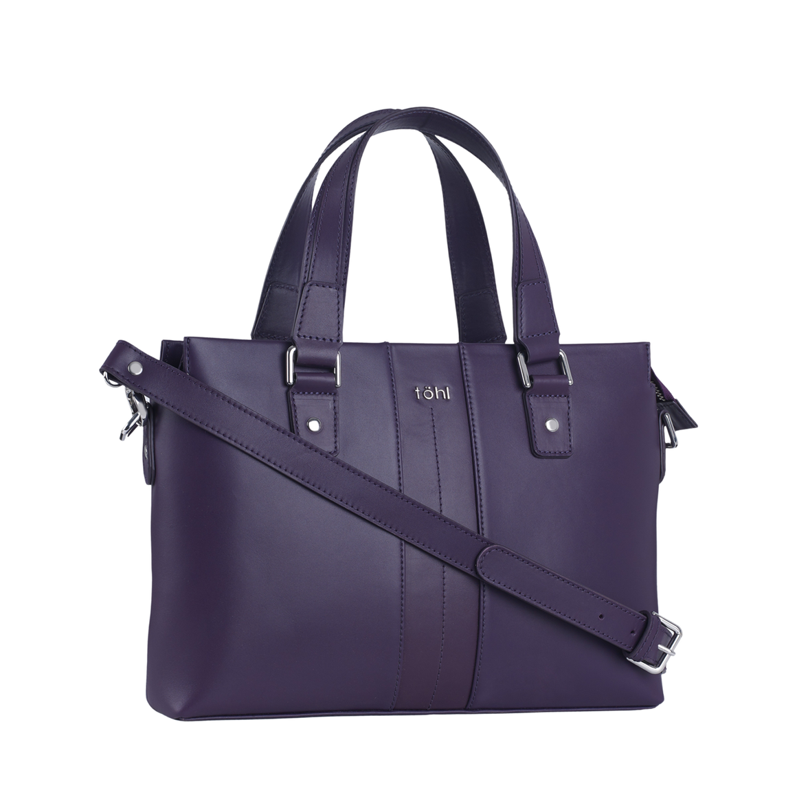 WORTH WOMEN'S VALISE - AUBERGINE