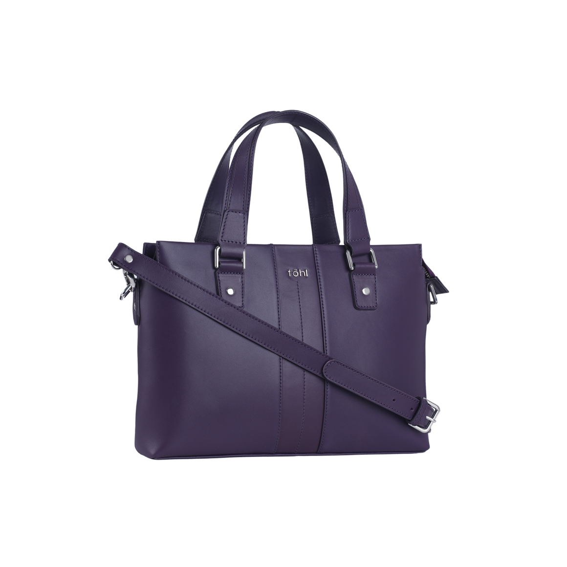 WORTH WOMEN'S VALISE - AUBERGINE