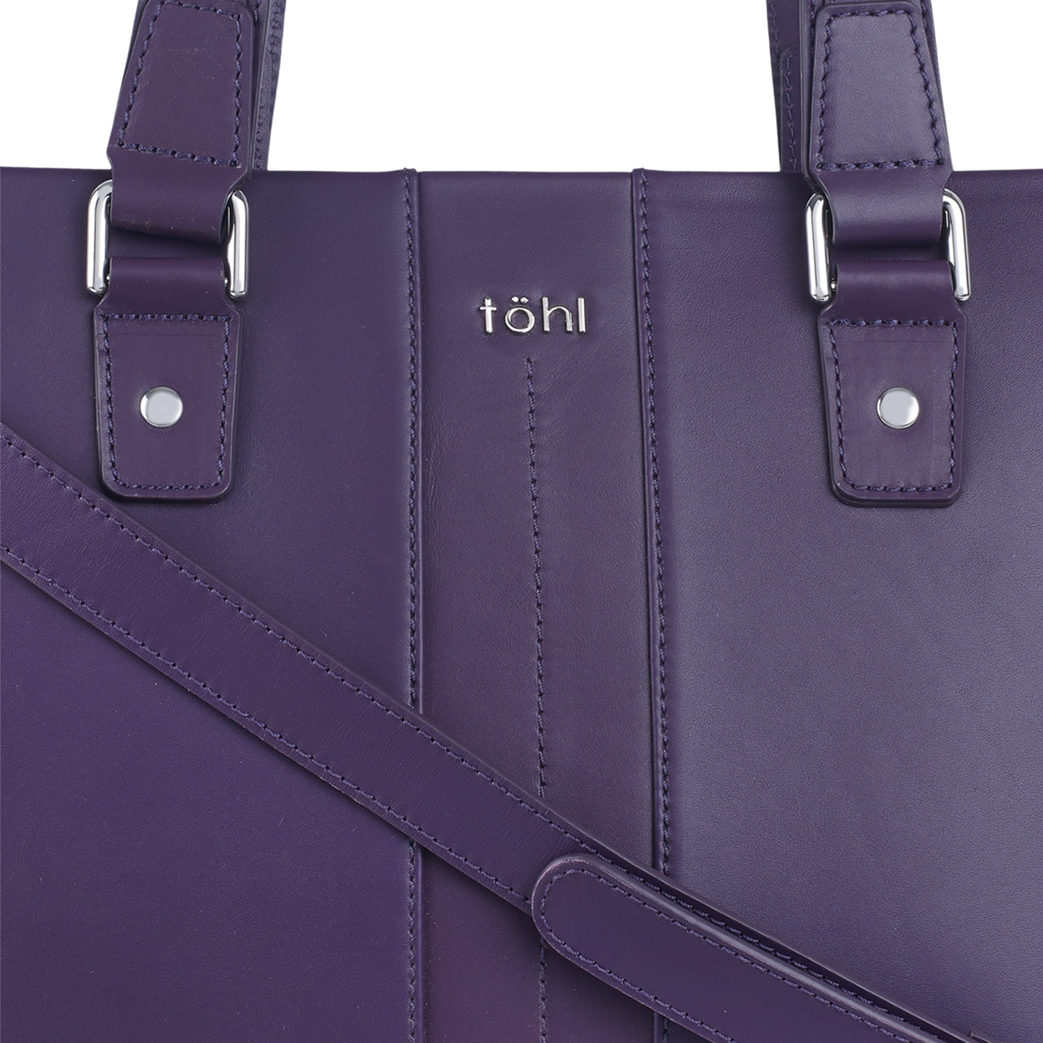 WORTH WOMEN'S VALISE - AUBERGINE