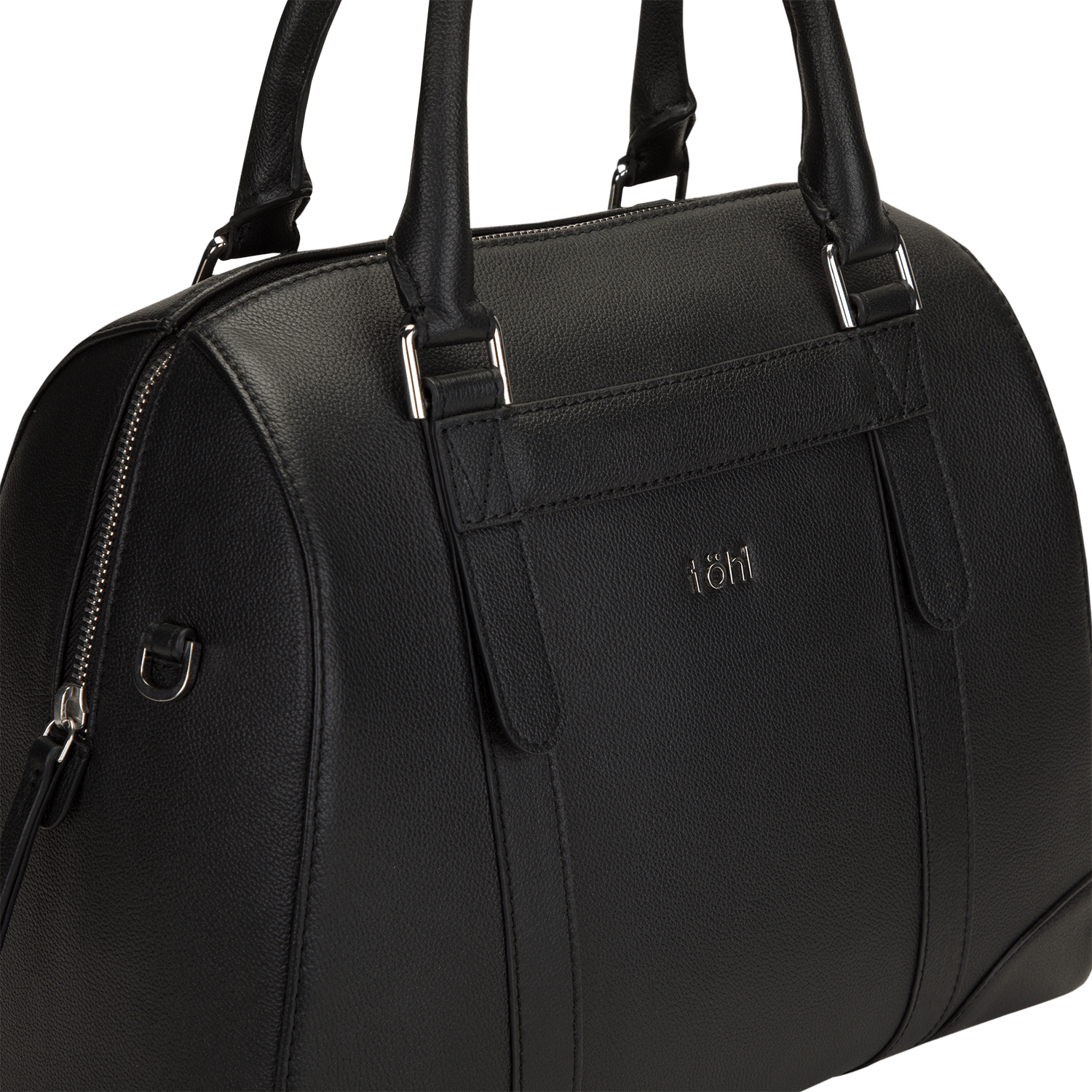 NASSAU WOMEN'S HANDBAG - CHARCOAL BLACK