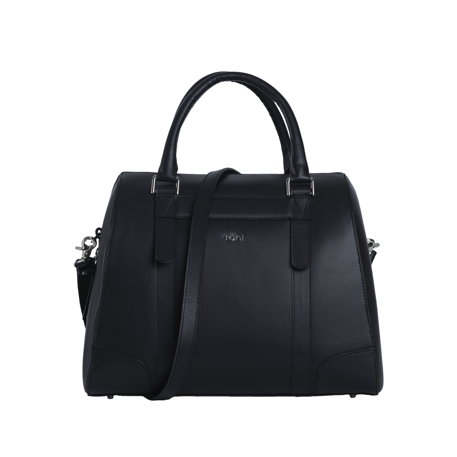 NASSAU WOMEN'S HANDBAG - CHARCOAL BLACK