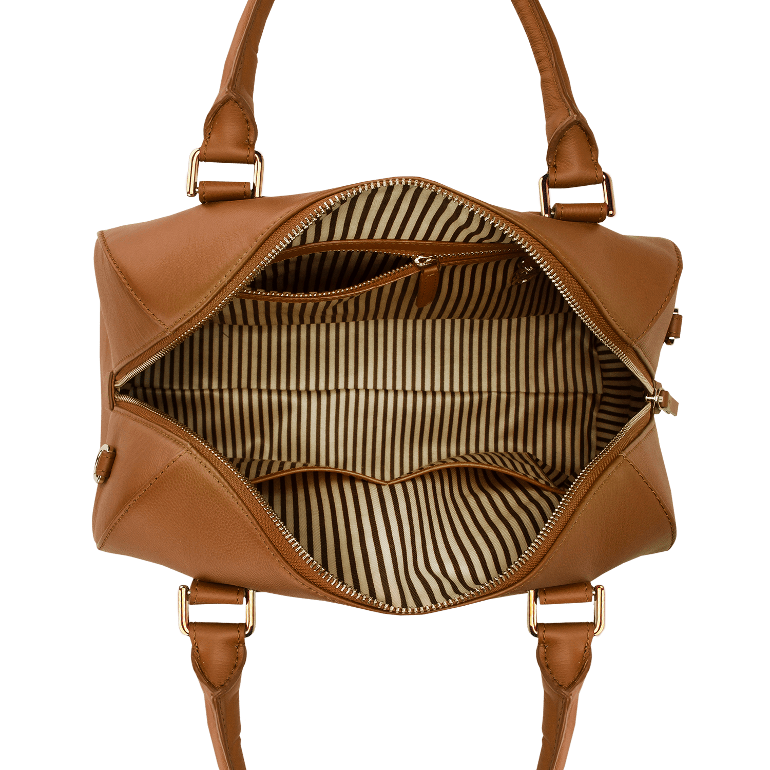NASSAU WOMEN'S HANDBAG - COGNAC