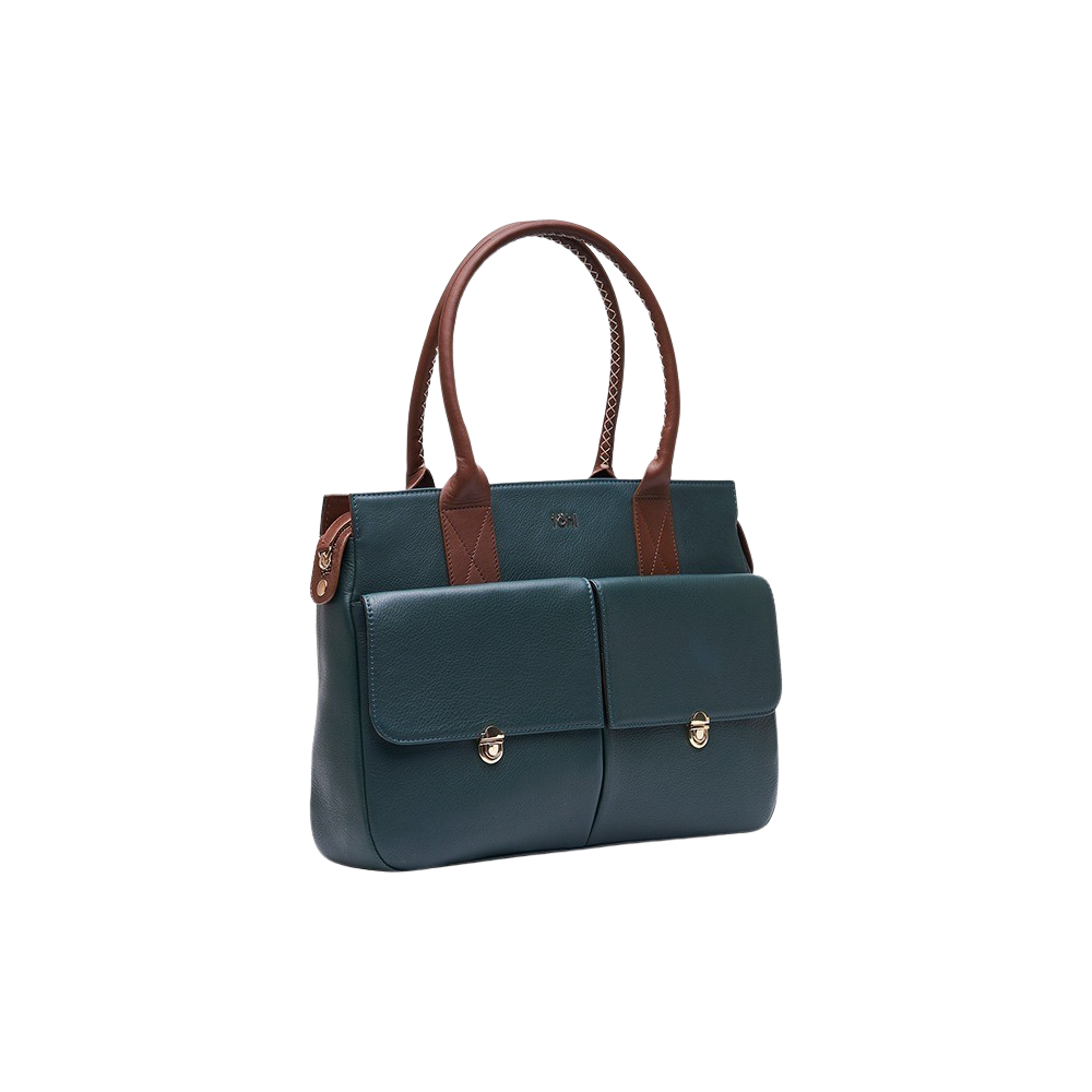 GALWAY WOMEN'S VALISES & SATCHELS - FOREST GREEN