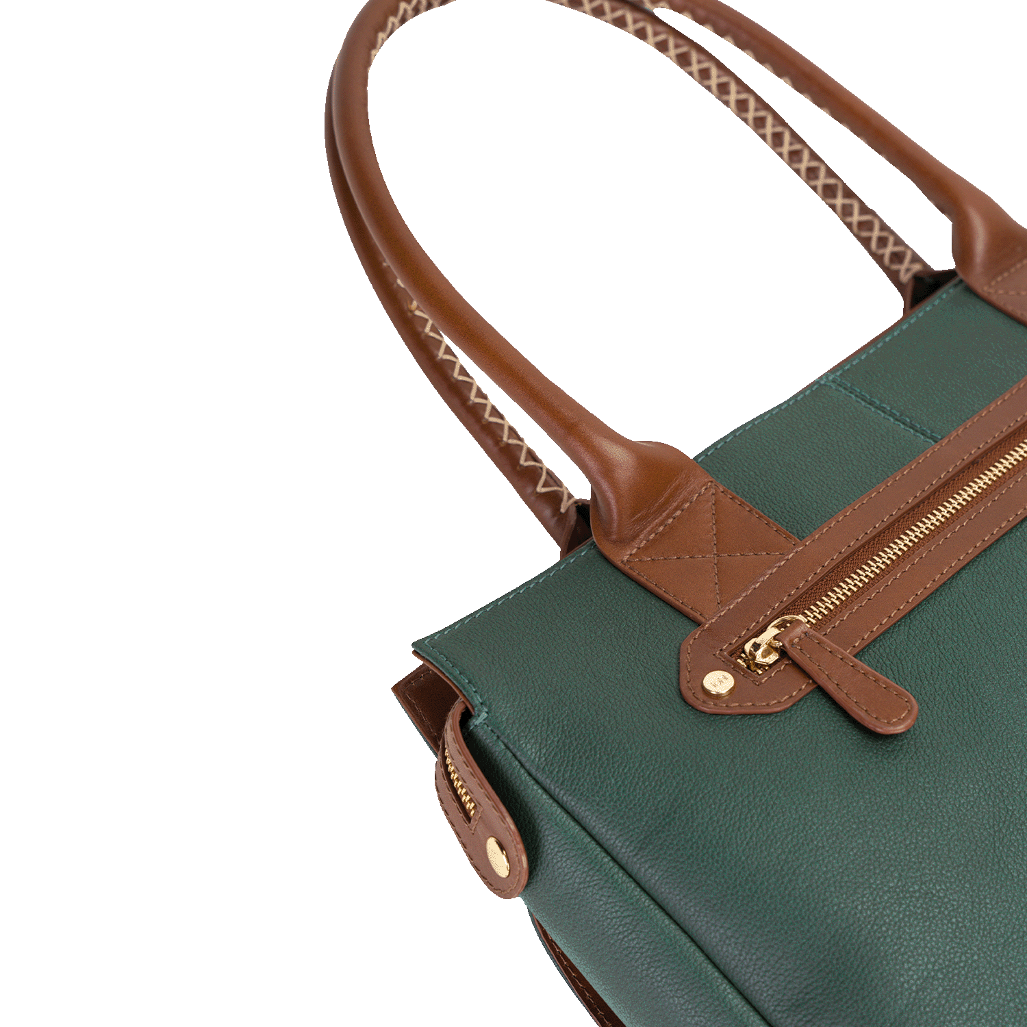 GALWAY WOMEN'S VALISE & SATCHEL - FOREST GREEN