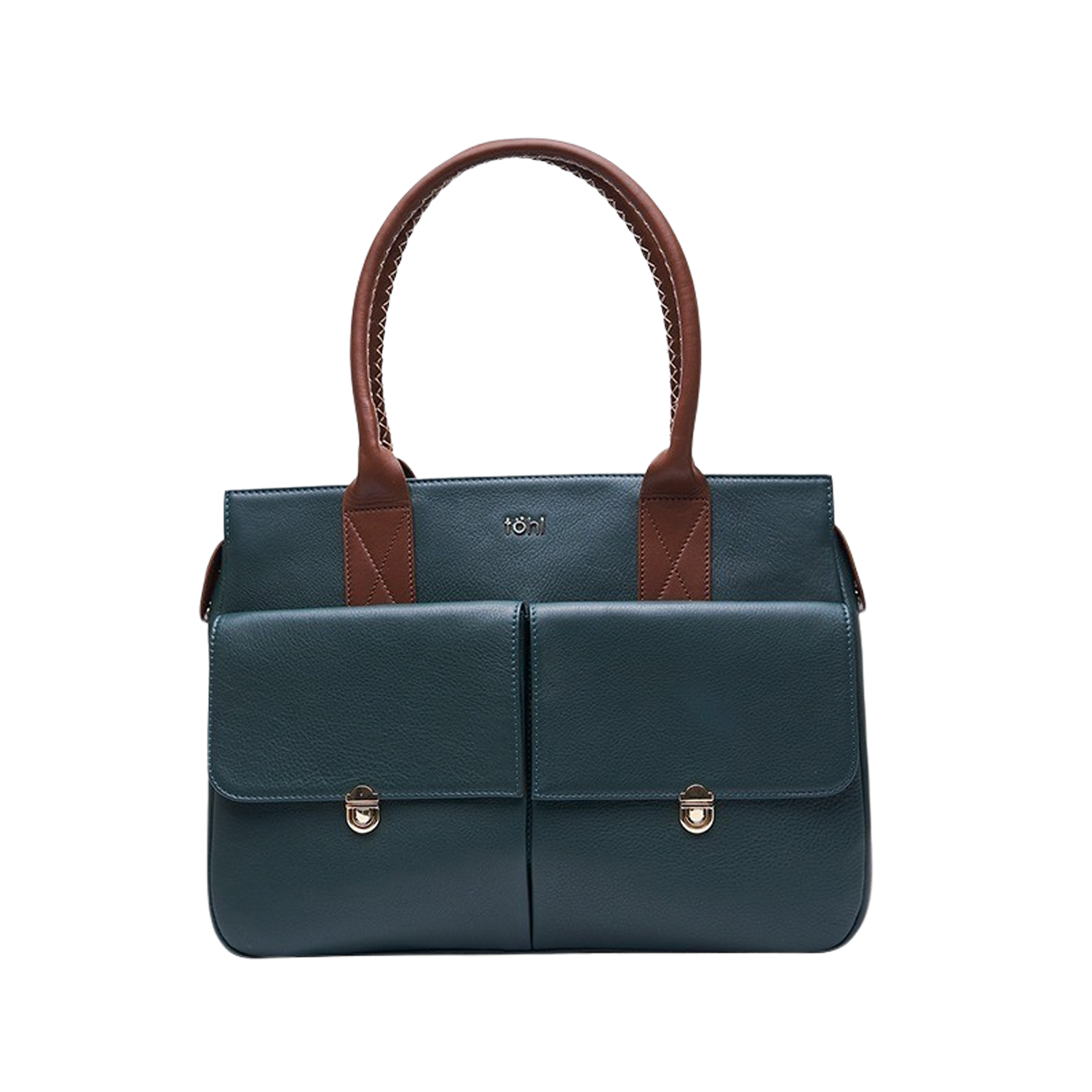 GALWAY WOMEN'S VALISE & SATCHEL - FOREST GREEN