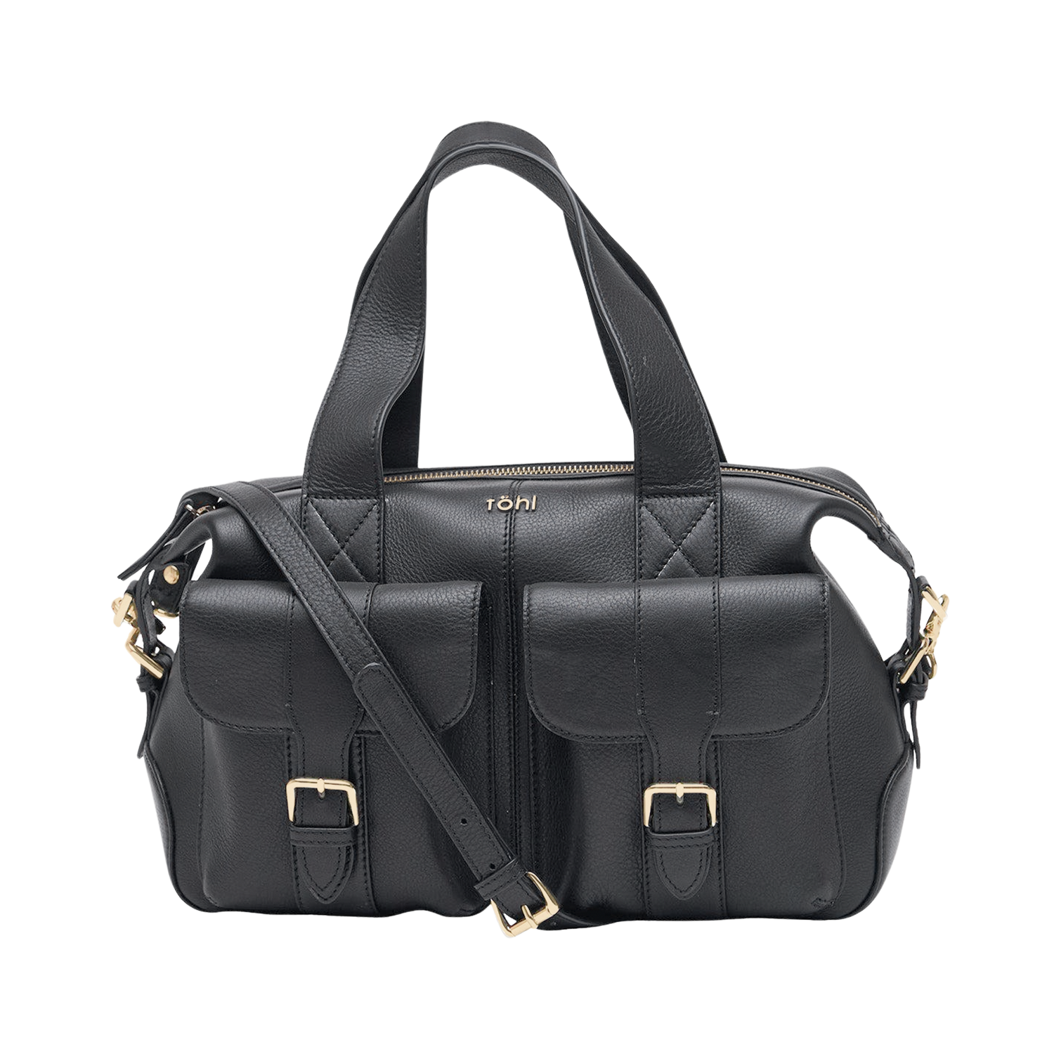 PEPYS WOMEN'S HANDBAG - CHARCOAL BLACK
