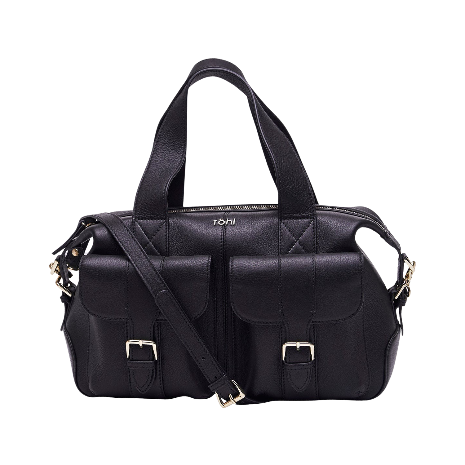 PEPYS WOMEN'S HANDBAG - CHARCOAL BLACK