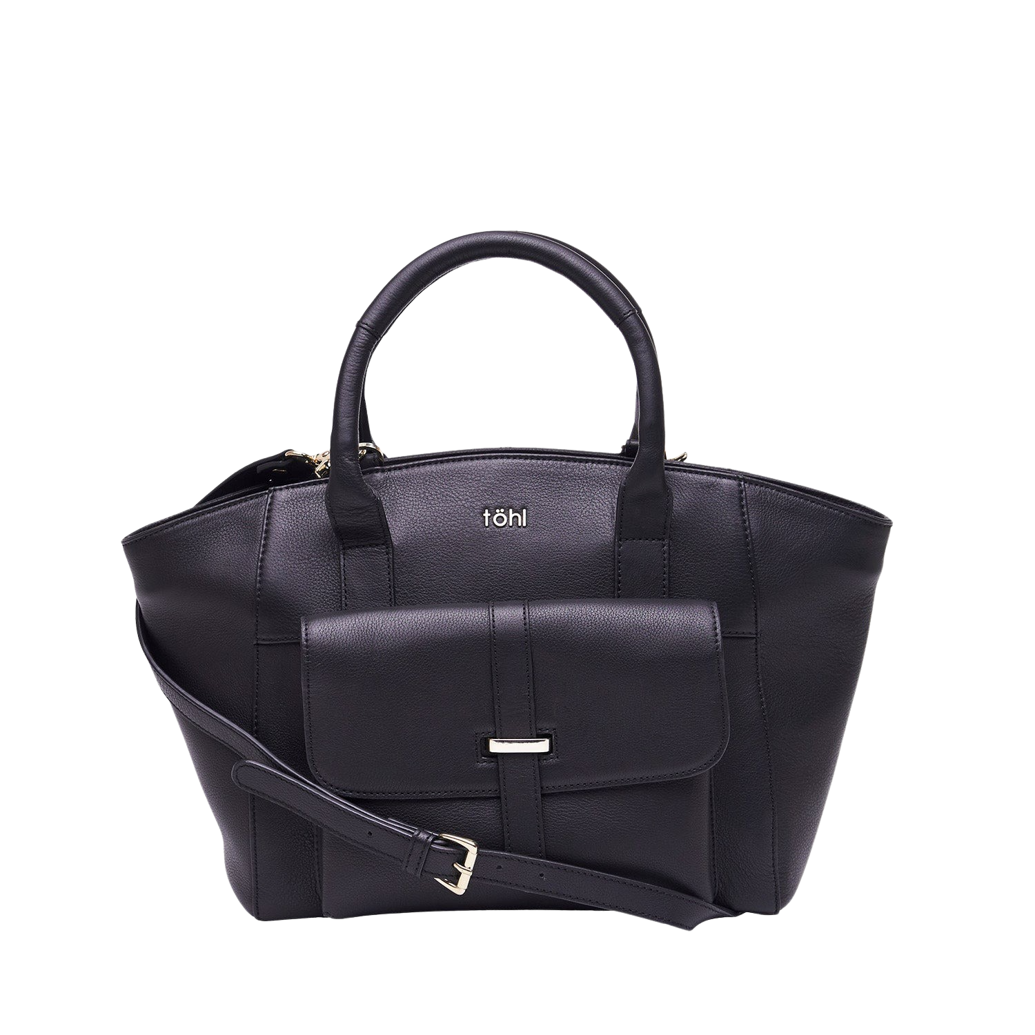 GRESHAM WOMEN'S HANDBAG - CHARCOAL BLACK