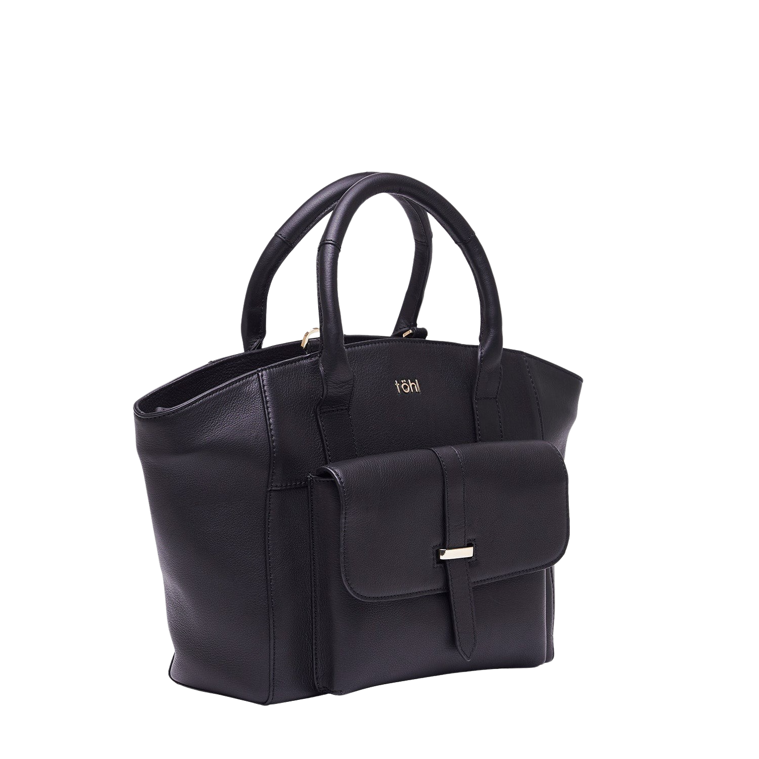 GRESHAM WOMEN'S HANDBAG - CHARCOAL BLACK