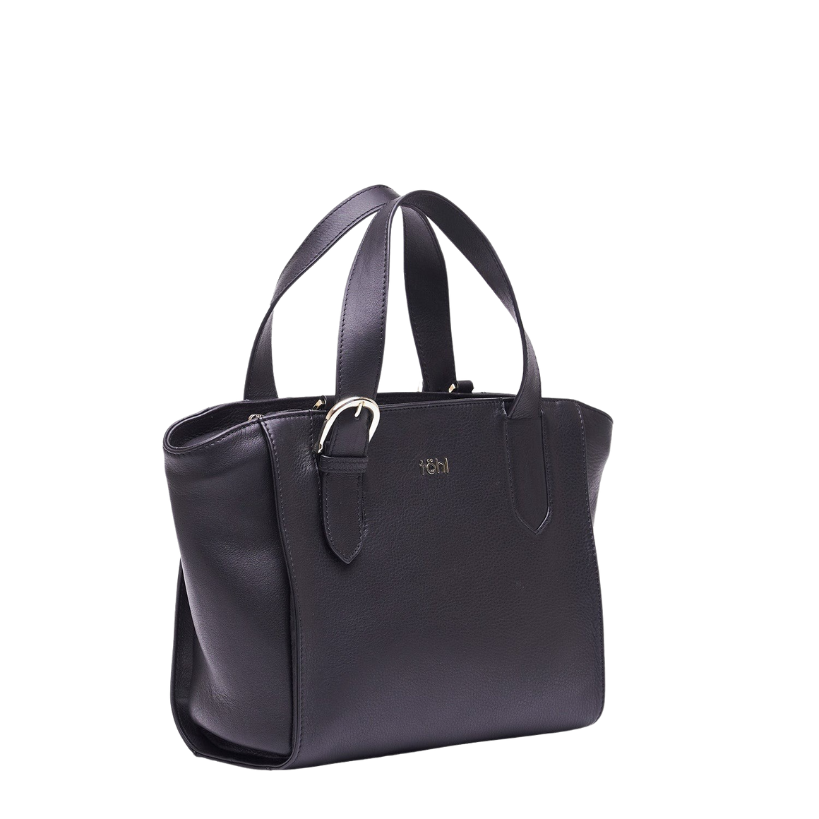 LOMBARD WOMEN'S HAND BAG - CHARCOAL BLACK