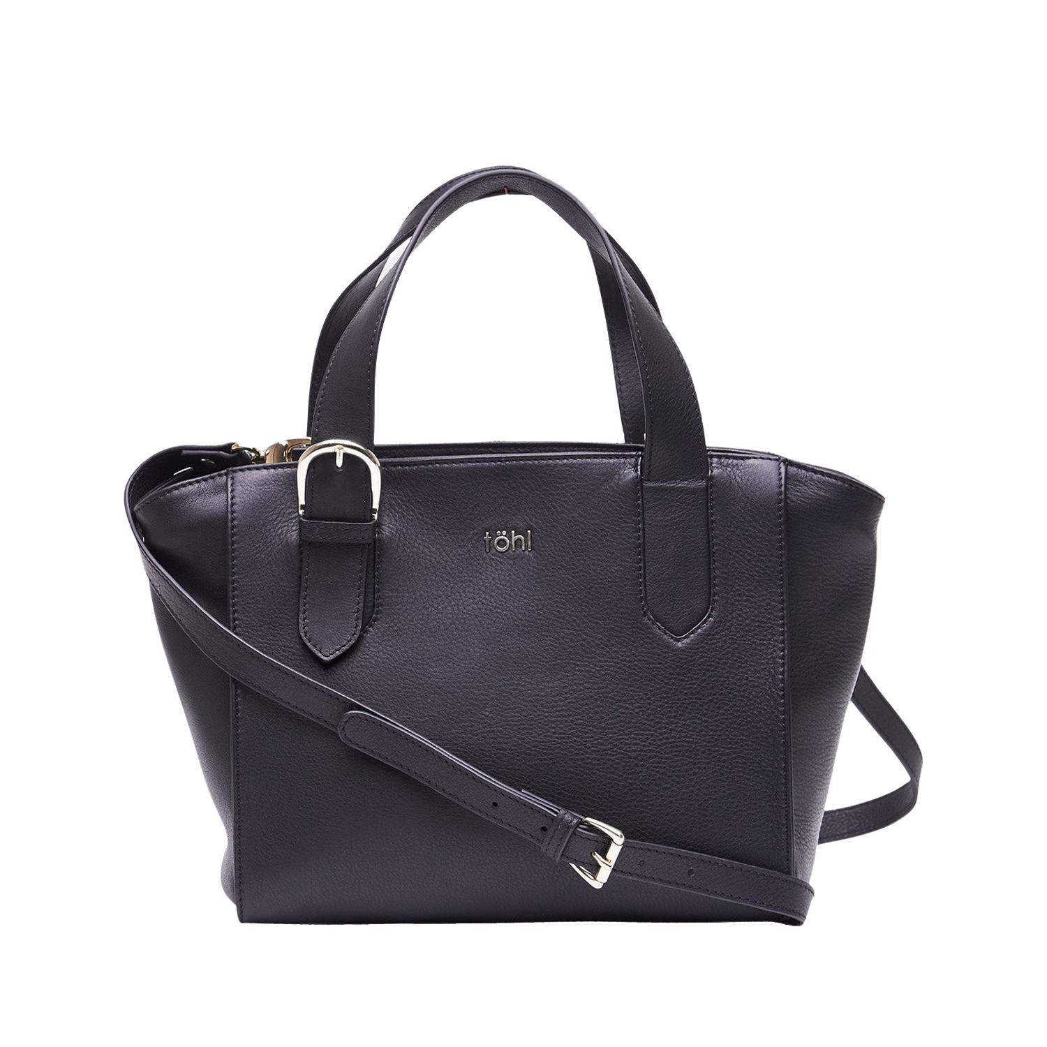 LOMBARD WOMEN'S HANDBAG - CHARCOAL BLACK