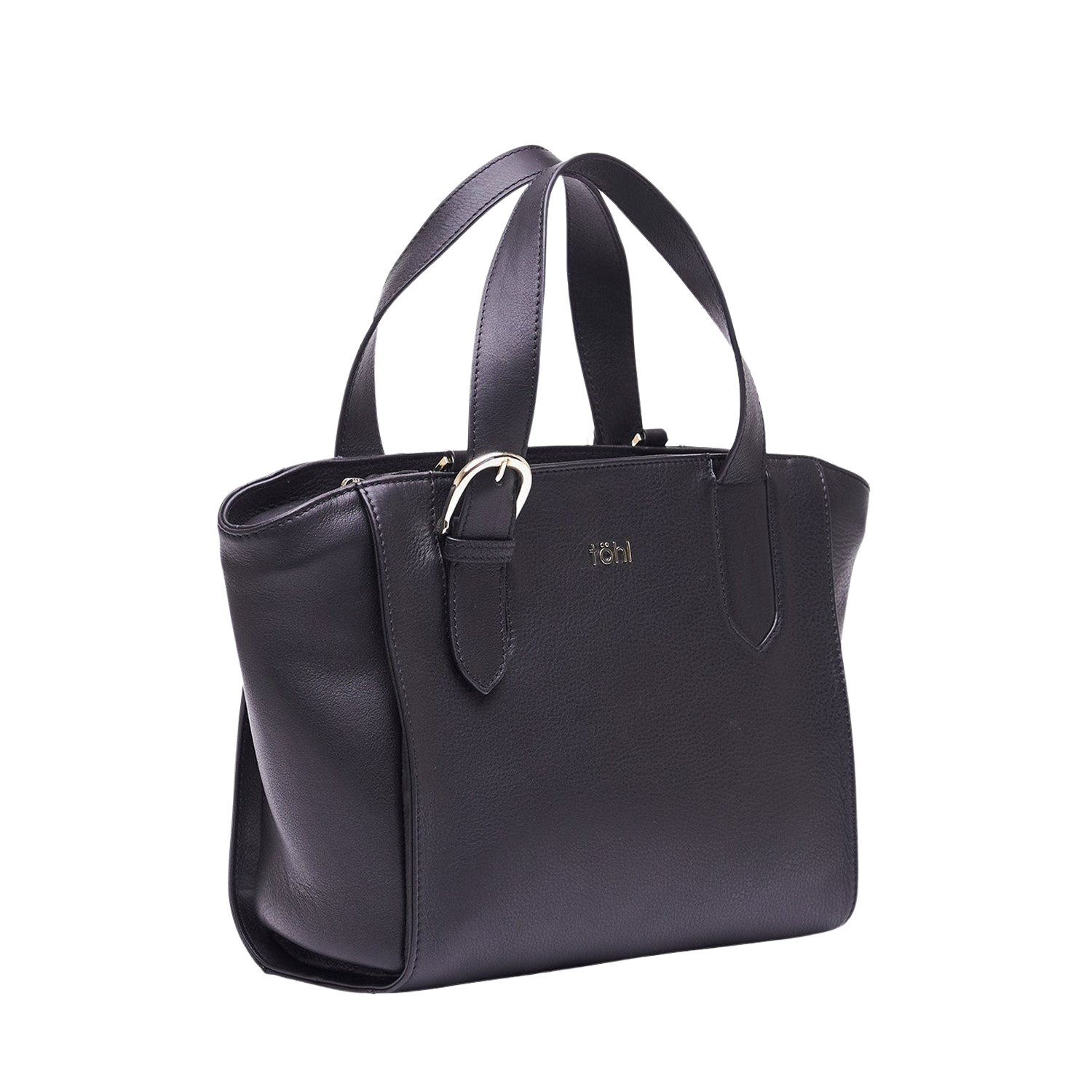 LOMBARD WOMEN'S HANDBAG - CHARCOAL BLACK