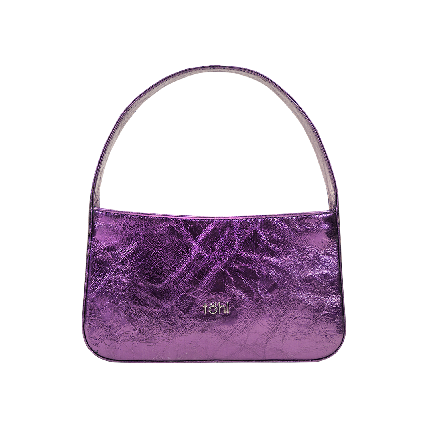EMBER WOMEN'S MINI HANDBAG - GLOSSY FLUORESCENT VIOLET
