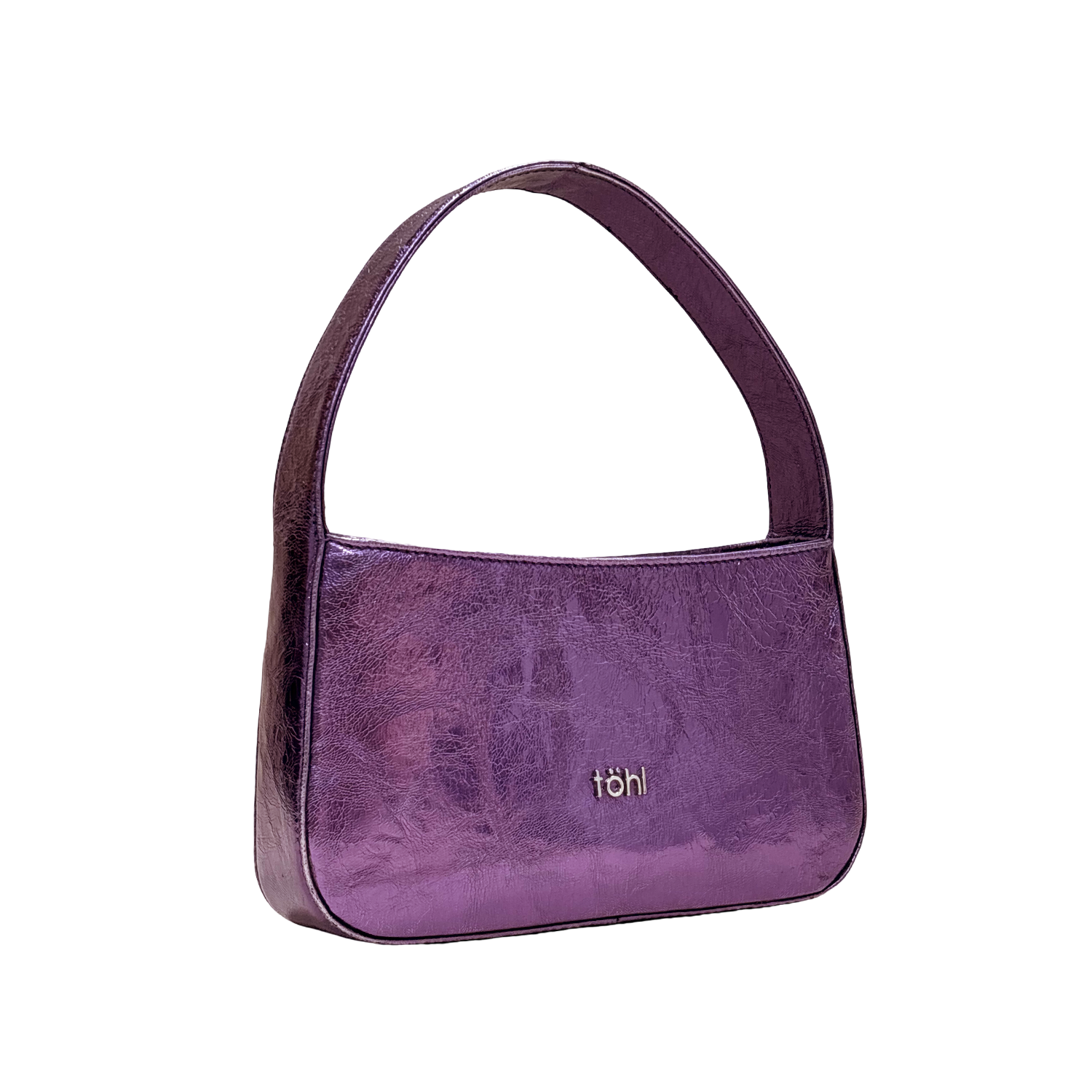 GLITCH WOMEN'S MINI HANDBAG - GLOSSY FLUORESCENT VIOLET