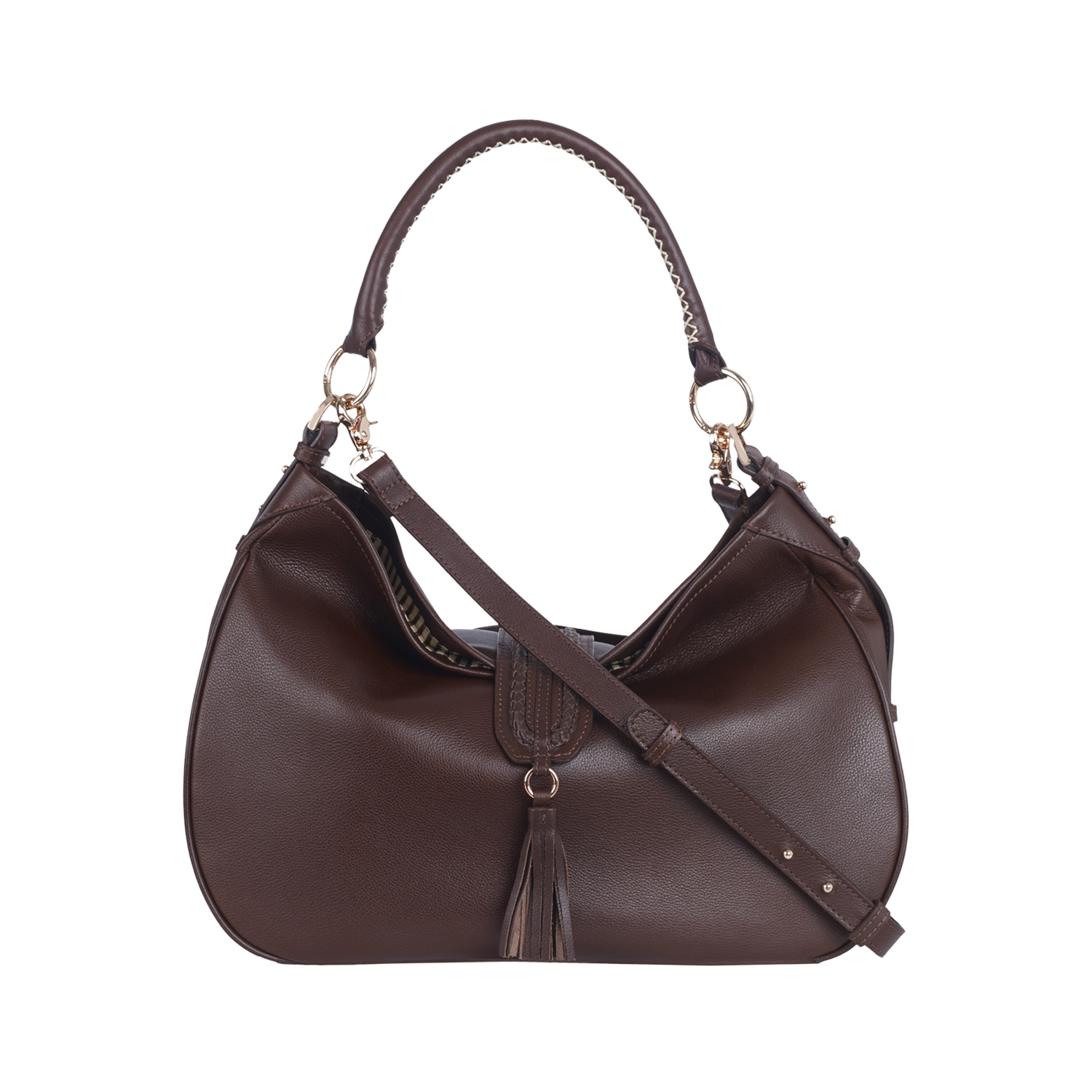 EDIE WOMEN'S SHOULDER BAG -  CHOCO