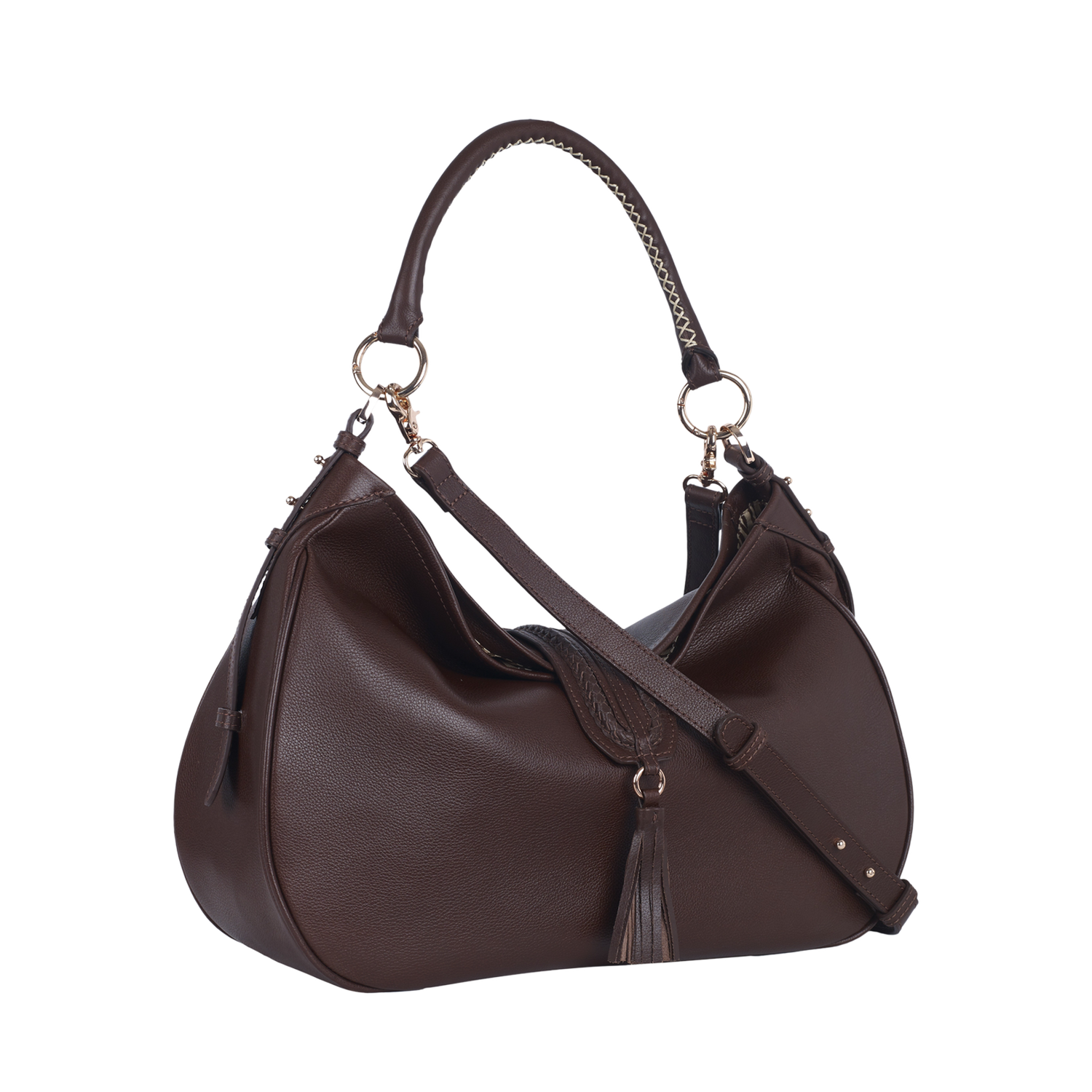 EDIE WOMEN'S SHOULDER BAG -  CHOCO