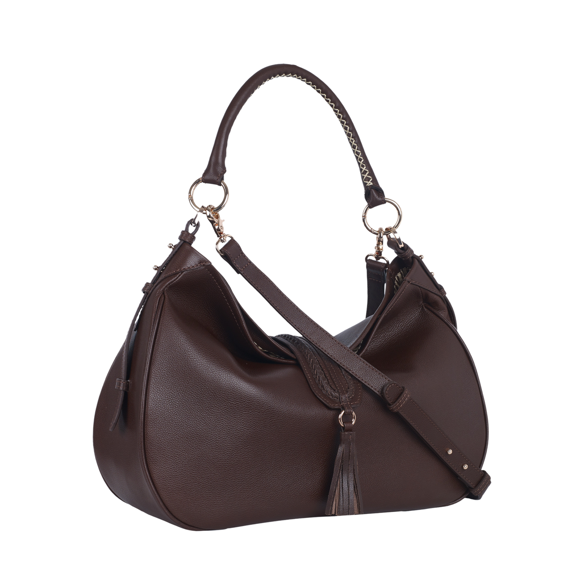 EDIE WOMEN'S SHOULDER BAG -  CHOCO