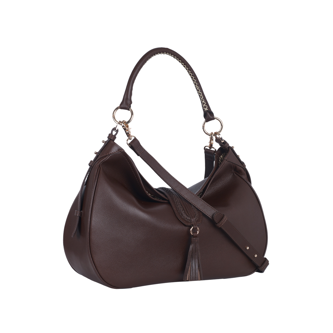 EDIE WOMEN'S SHOULDER BAG -  CHOCO