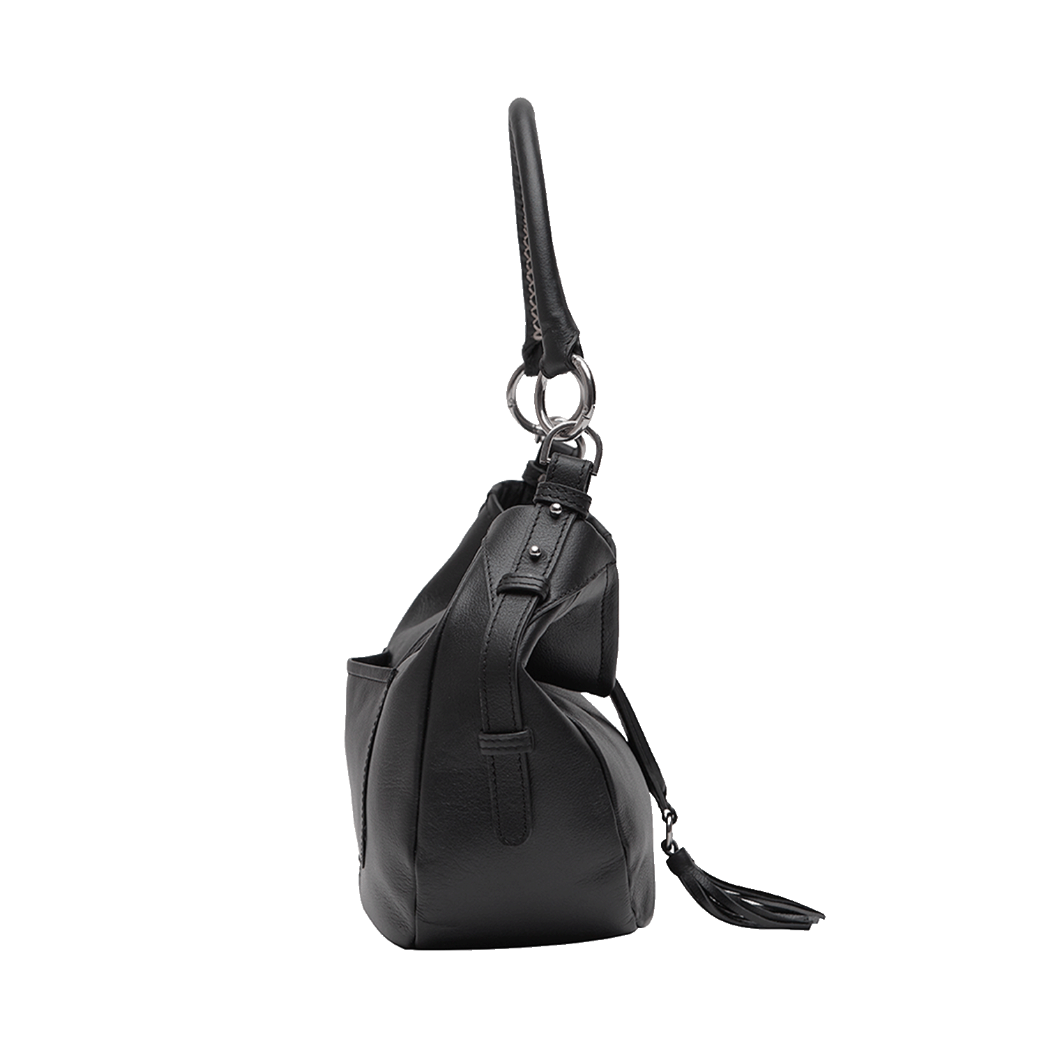 BRIGITTE WOMEN'S SHOULDER BAG - CHARCOAL BLACK