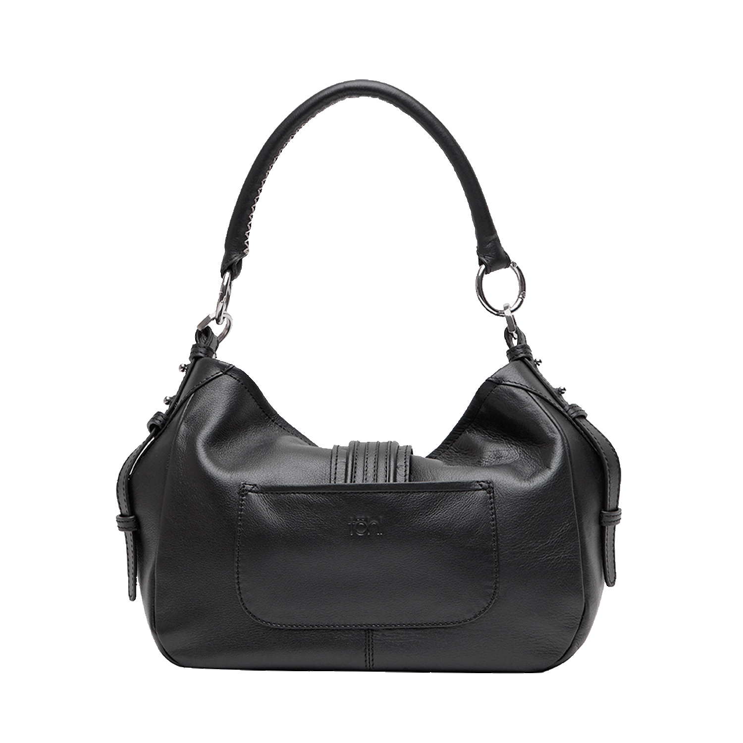 BRIGITTE WOMEN'S SHOULDER BAG - CHARCOAL BLACK