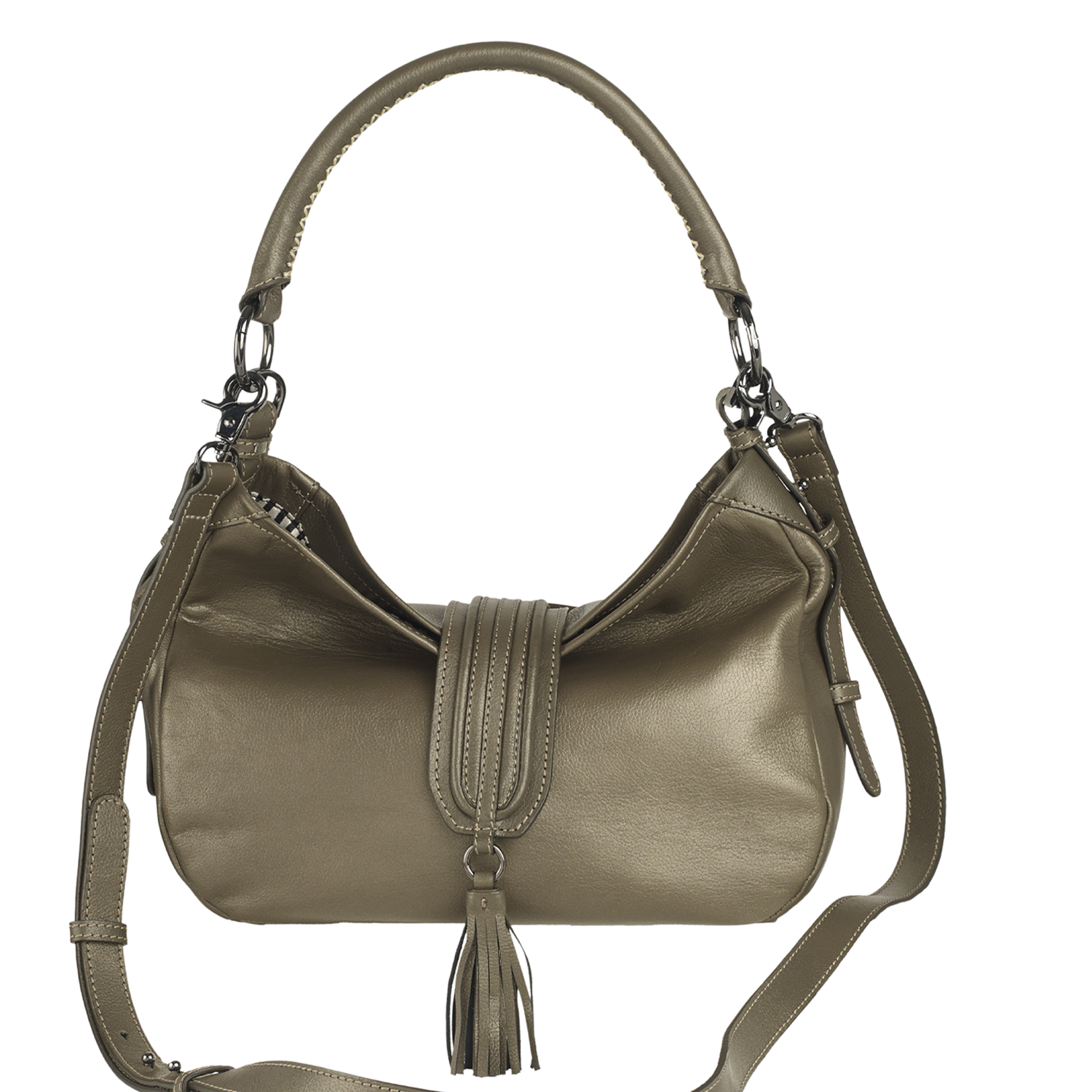 BRIGITTE WOMEN'S SHOULDER BAG - METALLIC COPPER