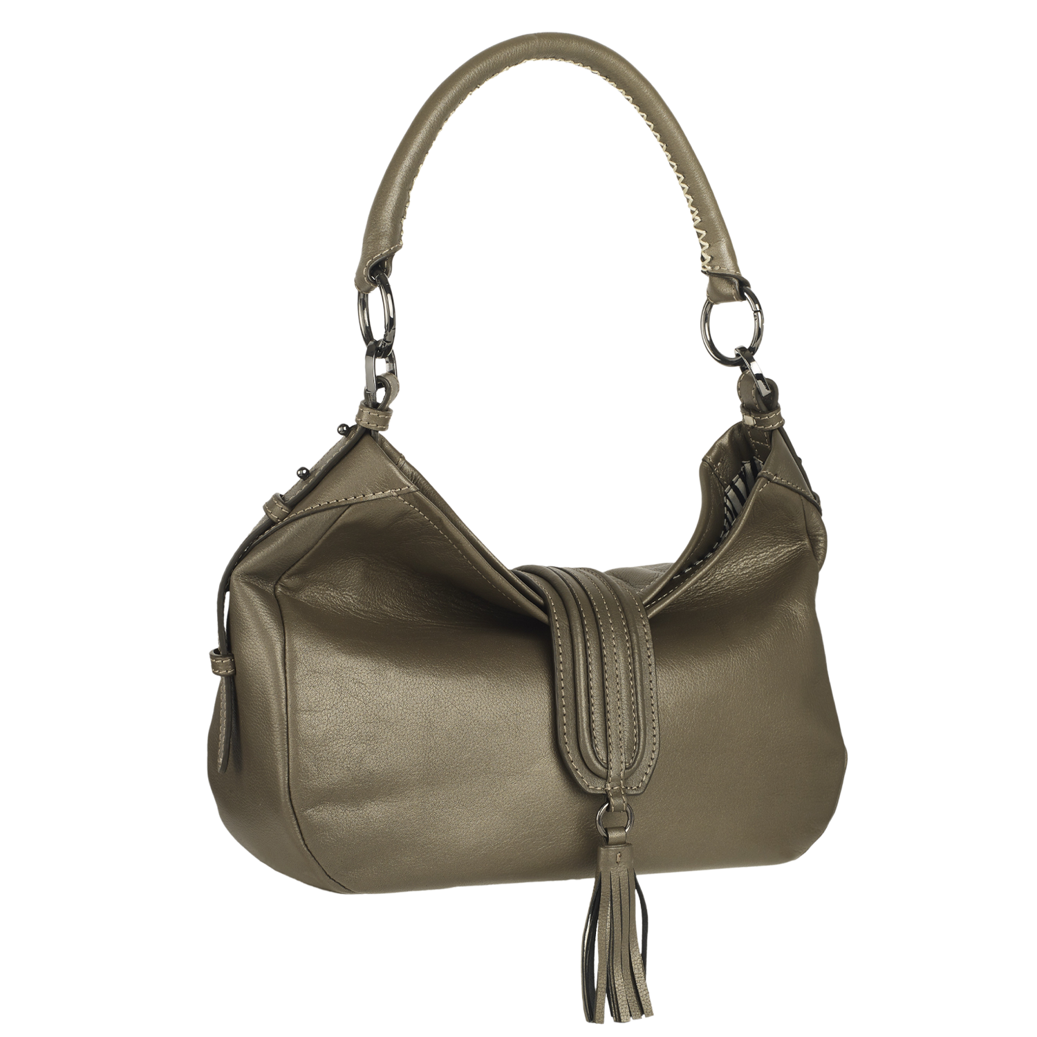 BRIGITTE WOMEN'S SHOULDER BAG - METALLIC COPPER