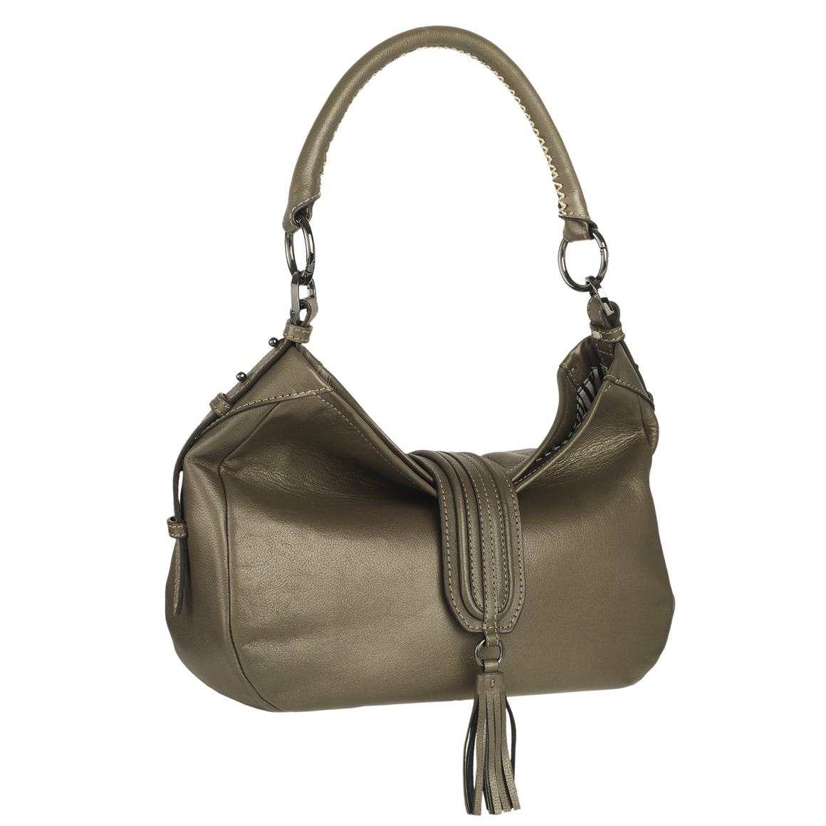 BRIGITTE WOMEN'S SHOULDER BAG - METALLIC COPPER