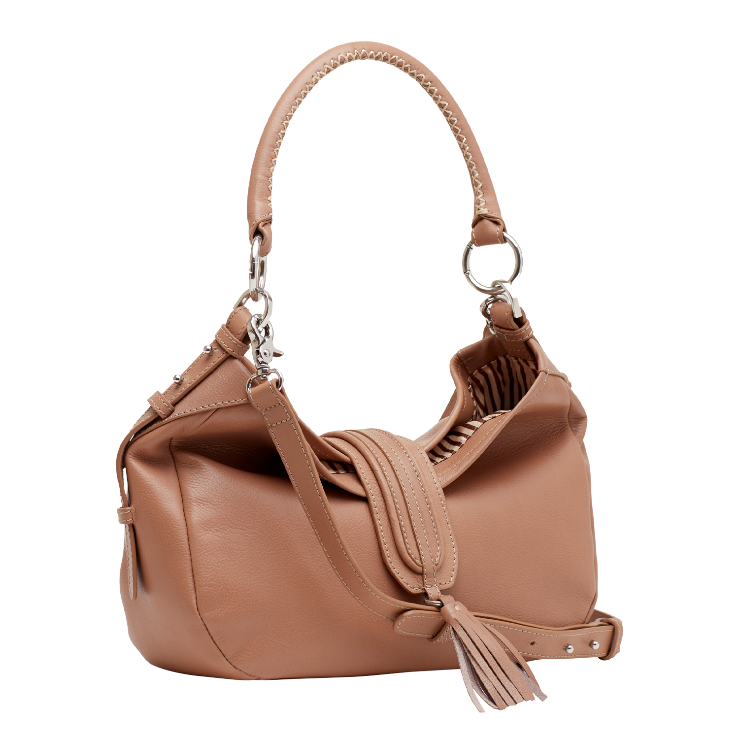 BRIGITTE WOMEN'S SHOULDER BAG - NUDE