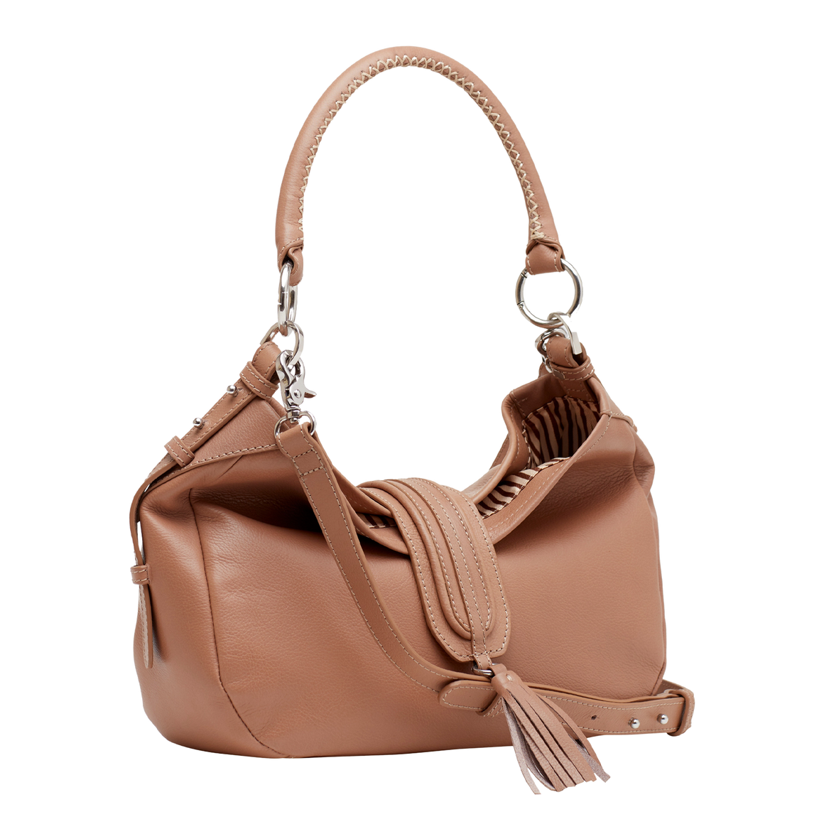 BRIGITTE WOMEN'S SHOULDER BAG - NUDE